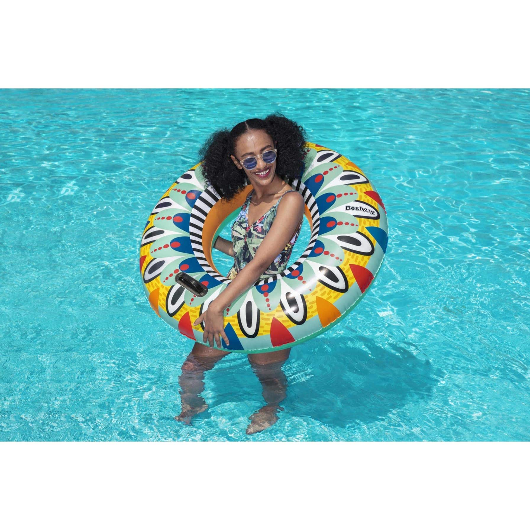 Bestway Vinyl Flirty Fiesta Inflatable Swim Ring (1.07 m)