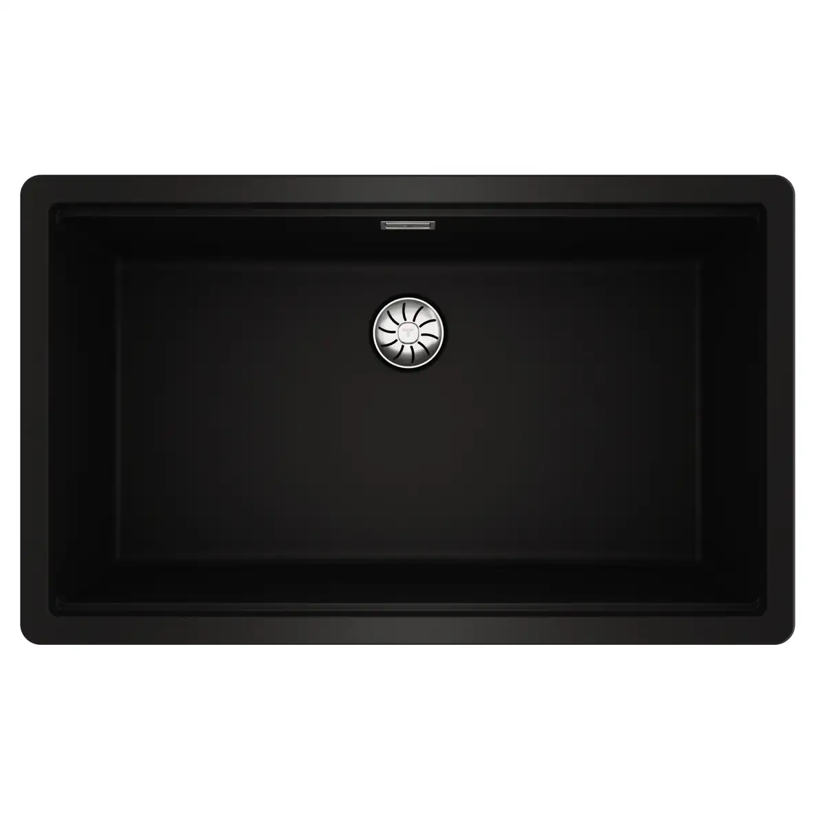Teka 2-in-1 Installation Quartz & Acrylic Resins Kitchen Sink W/One Bowl (80 cm Base Unit, Black)