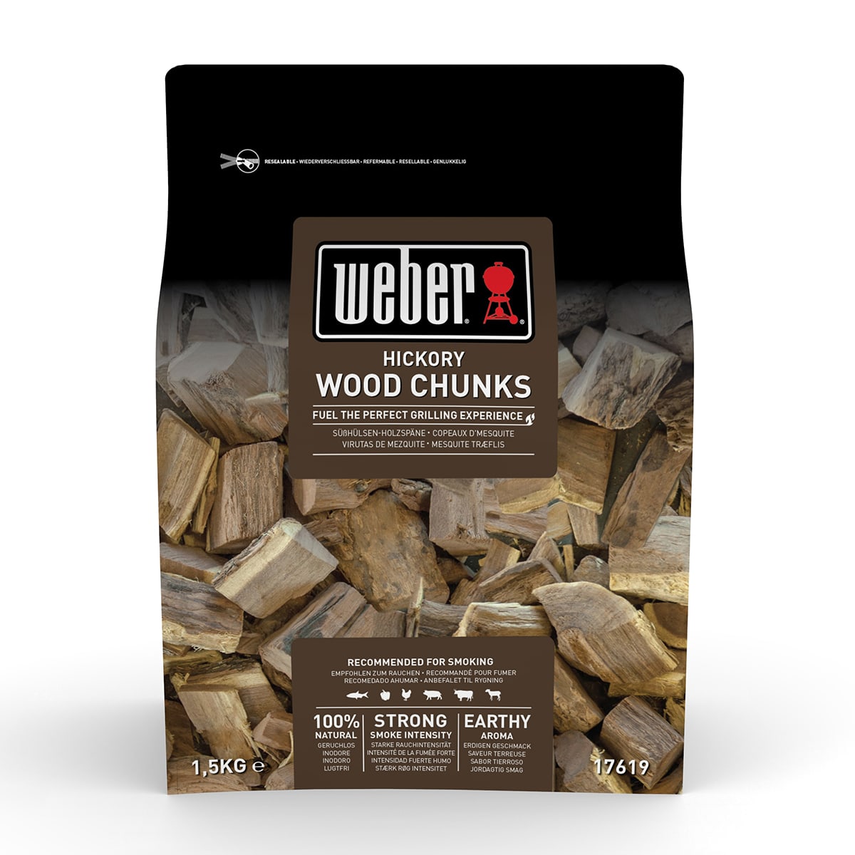 Weber Hickory Wood Chunks (1.5 Kg)