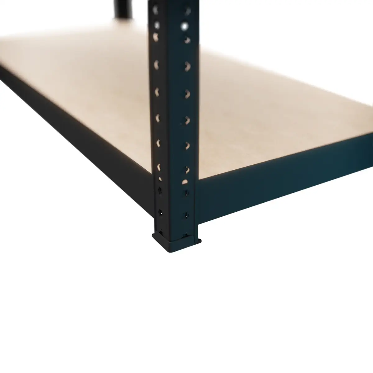 GoodHome Metal Storage Shelf (179 x 75 x 35 cm, Black)