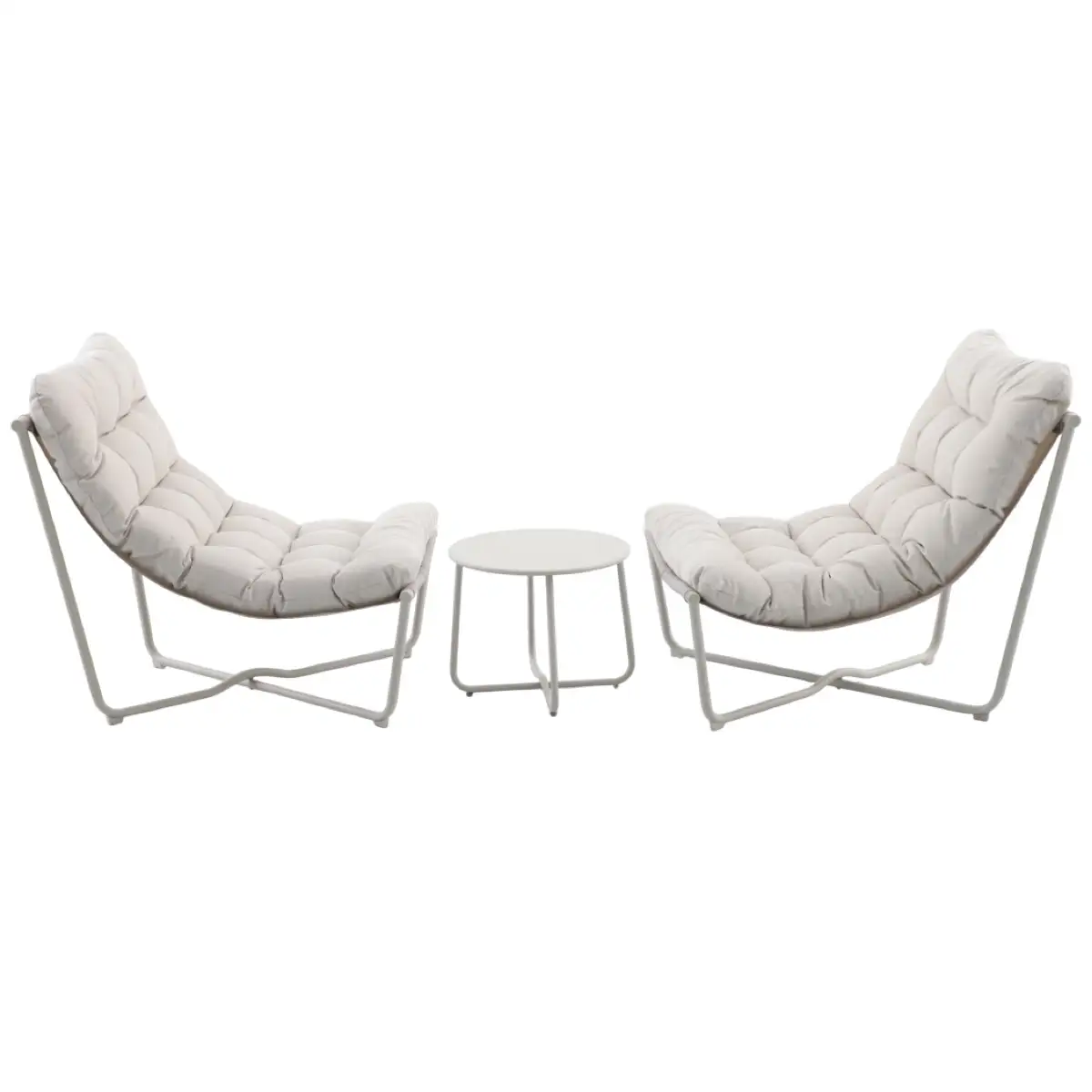 Eliot Steel Bistro Set (Beige, 3 Pc.)