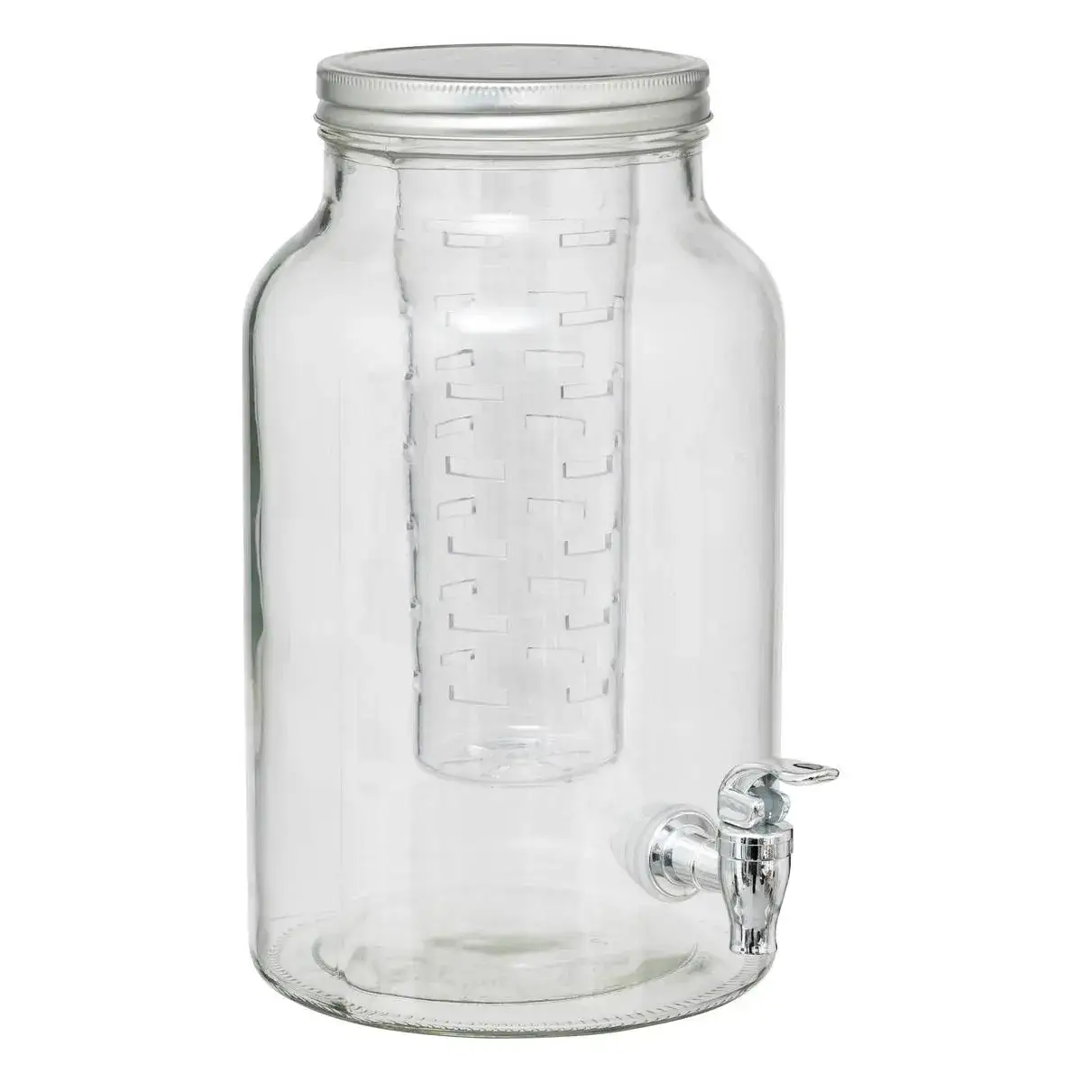 SG Fuzy Glass Beverage Dispenser (17.5 x 17.5 x 31 cm, 6 L)