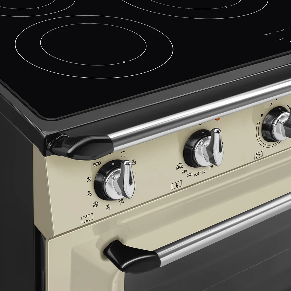 Smeg Victoria Aesthetic Free Standing 5-Zone Induction Cooker W/Electric Oven, TR90IMP (60 x 90 x 90 cm)