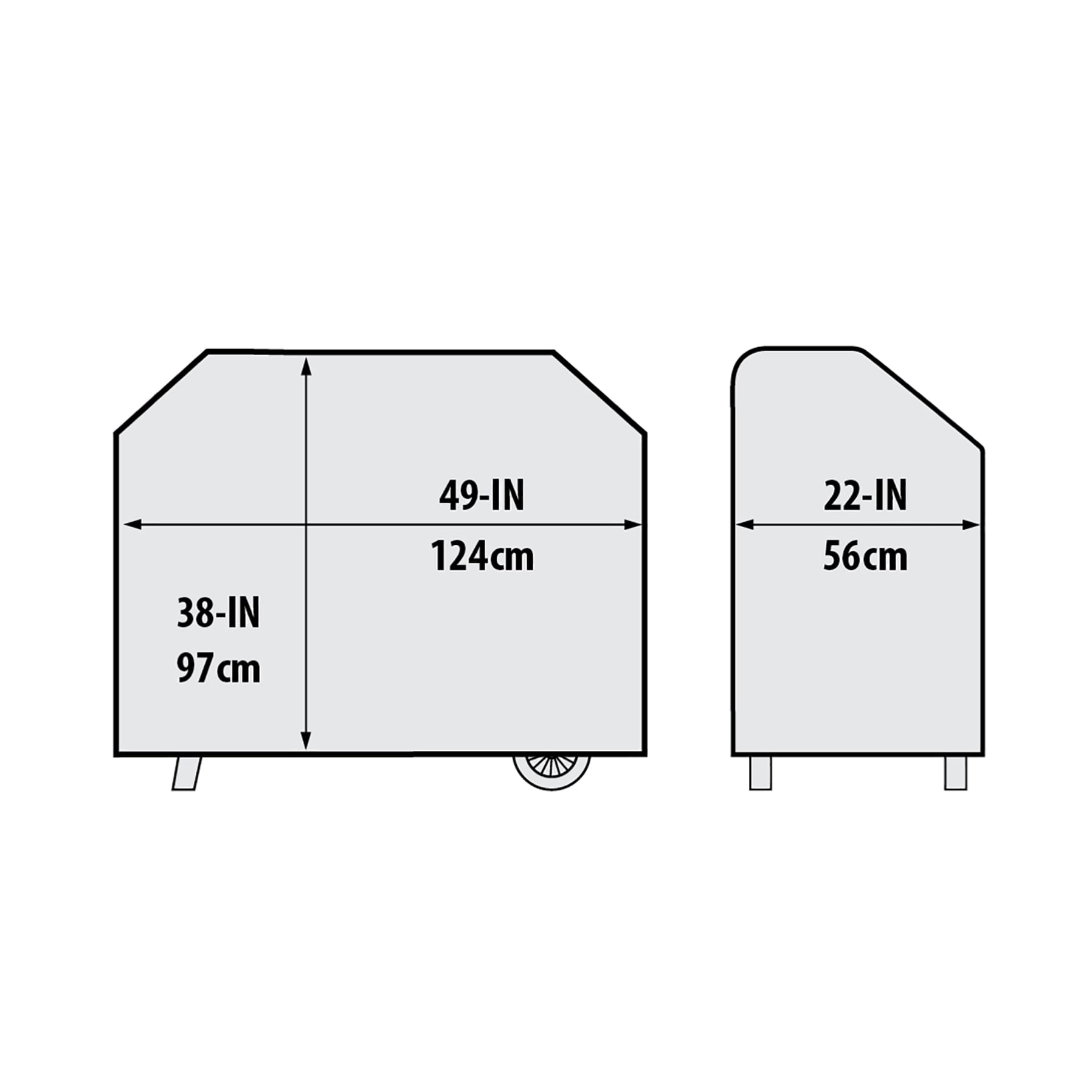 Broil King Select Cover for Baron Pellet 500 (124 x 97 x  56 cm)