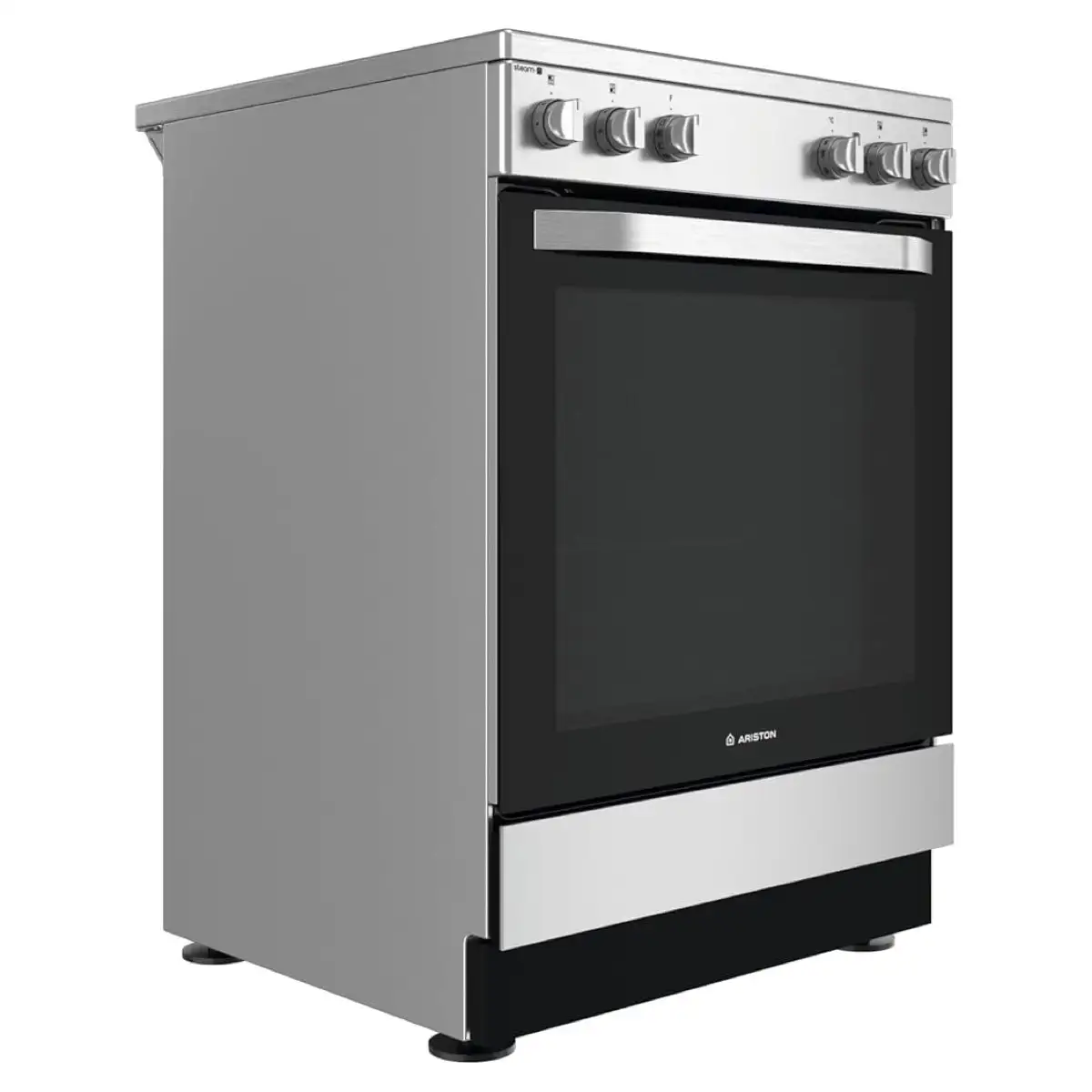 Ariston Freestanding 4-Burner Ceramic Electric Cooker W/Oven, AS68V8KHX (60 x 60 x 85 cm, 60 L)