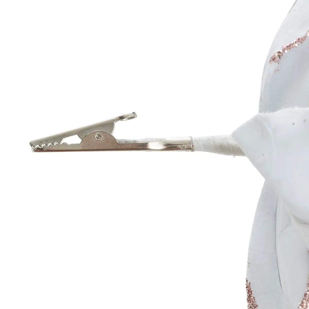 Christmas Ornament Flower Magnolia (White, H. 16 cm)