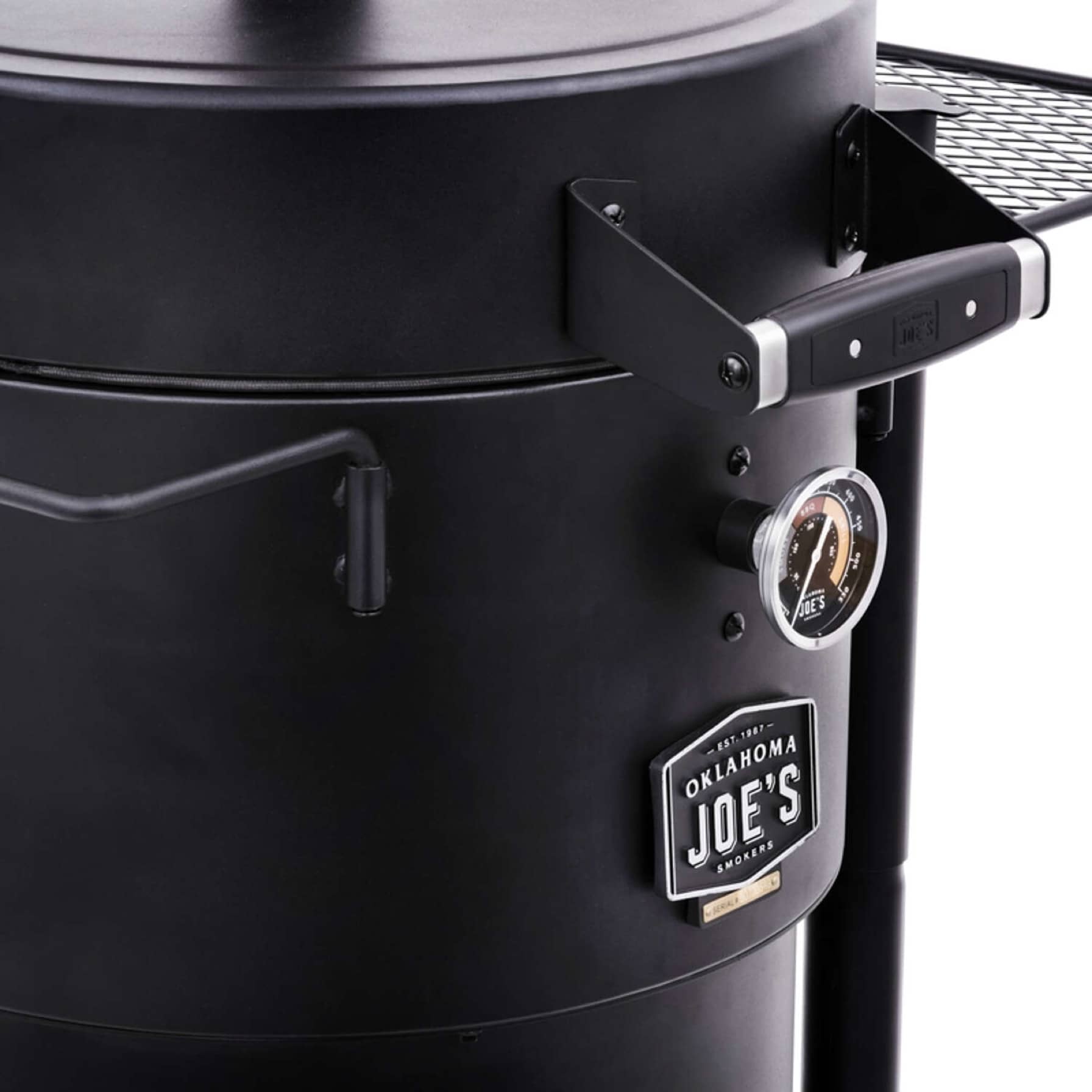 Oklahoma Joe Bronco Charcoal Drum Smoker Grill, 19202089 (64.52 x 109.98 x 76.96 cm)