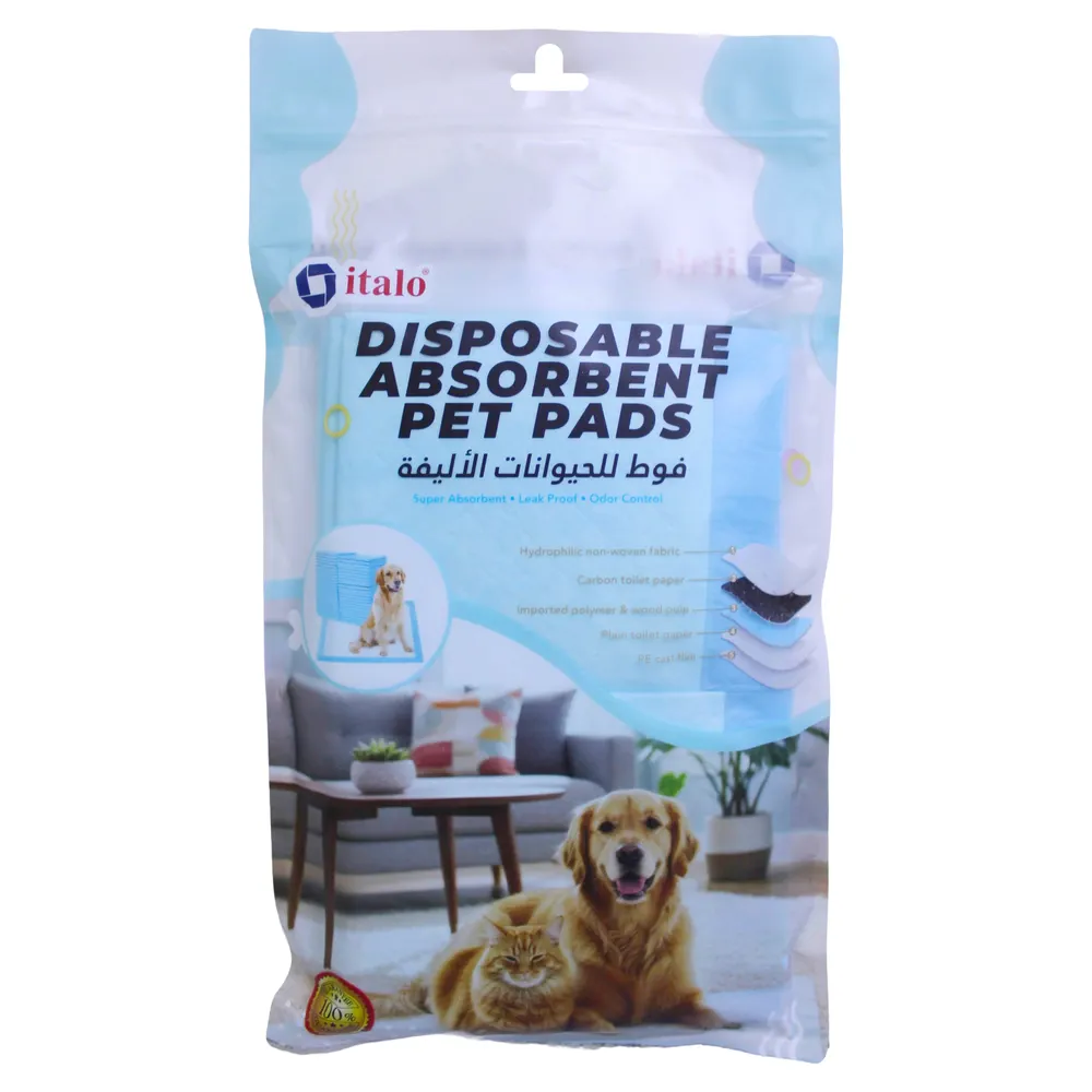 Italo Disposable Absorbent Pet Pads Pack (Small, 16 Pc.)