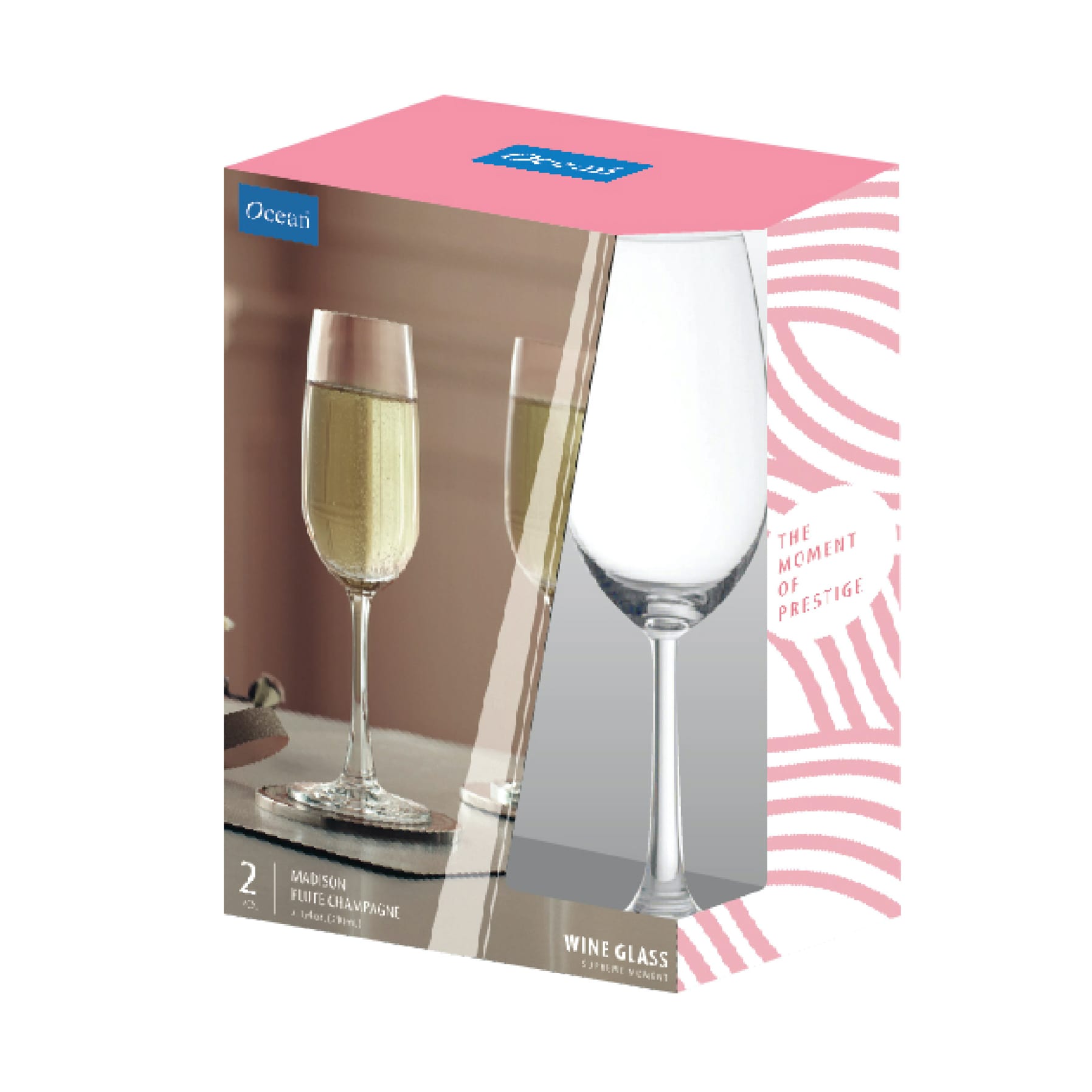 Ocean Madison Glass Beverage Set (210 ml, 2 pcs)