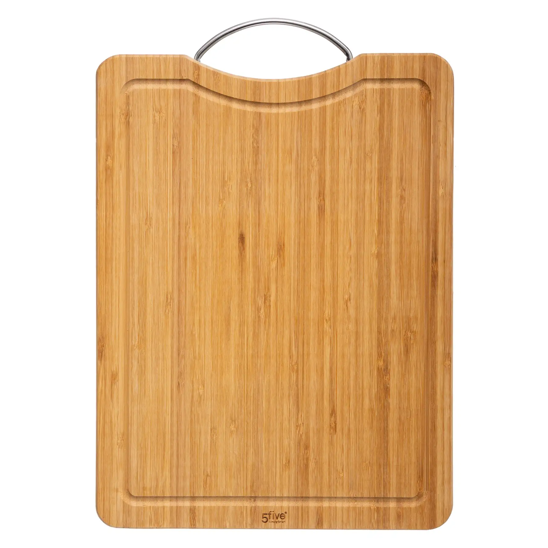 5Five Bamboo Cutting Board W/Handle (43 x 30 x 1.6 cm)