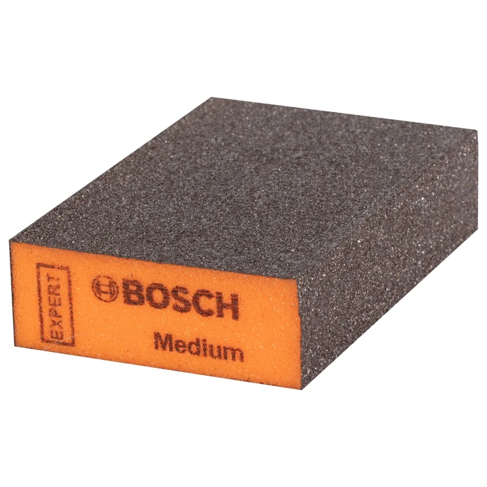 Bosch EXPERT Standard Medium, Fine & Super Fine Sanding Block Pack, S471 (26 x 69 x 97 mm, 3 Pc.)