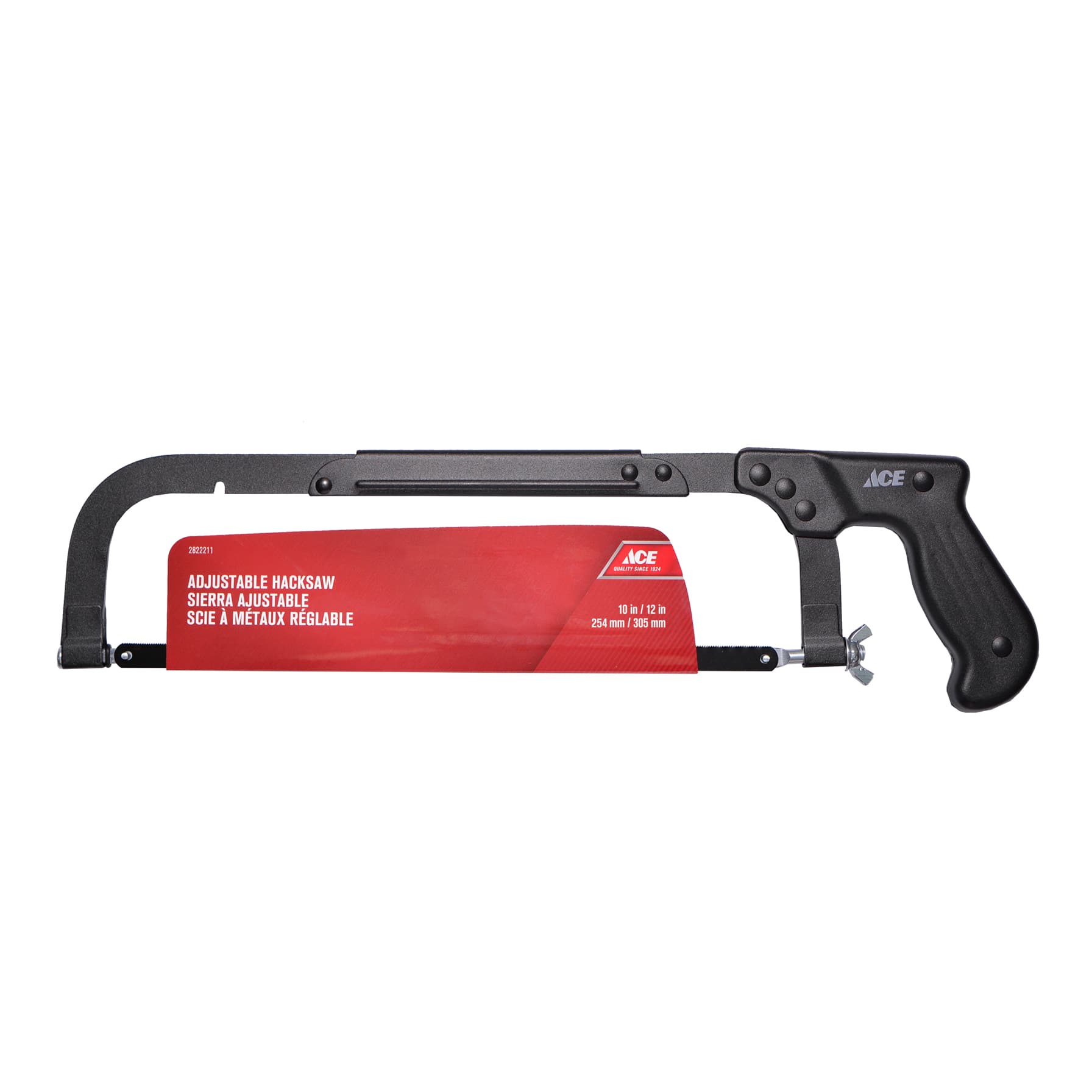 Ace Adjustable Hacksaw W/Steel Handle (20.3 cm -30.5 cm)