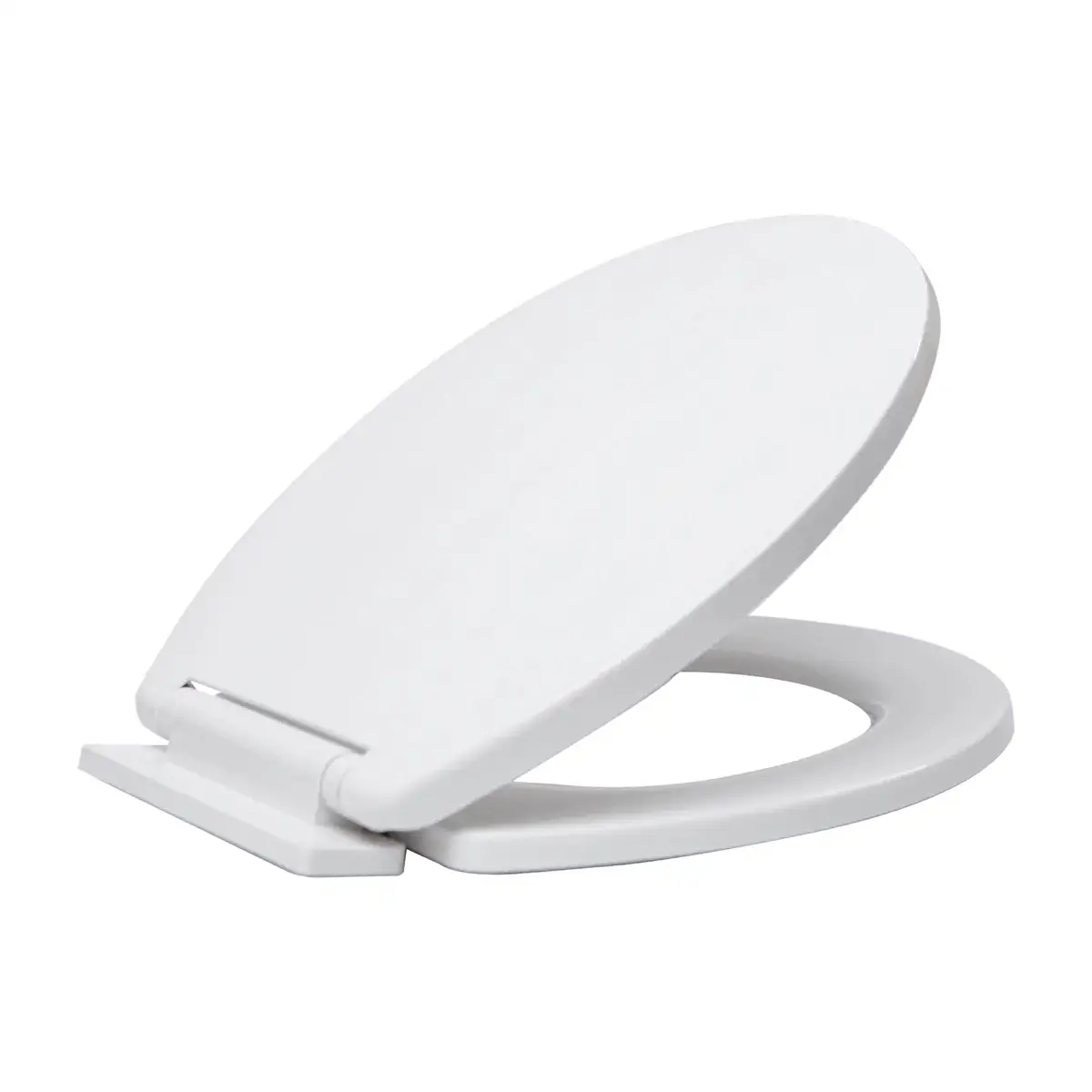 Ace Antimicrobial Round Toilet Seat (White, 43 cm)