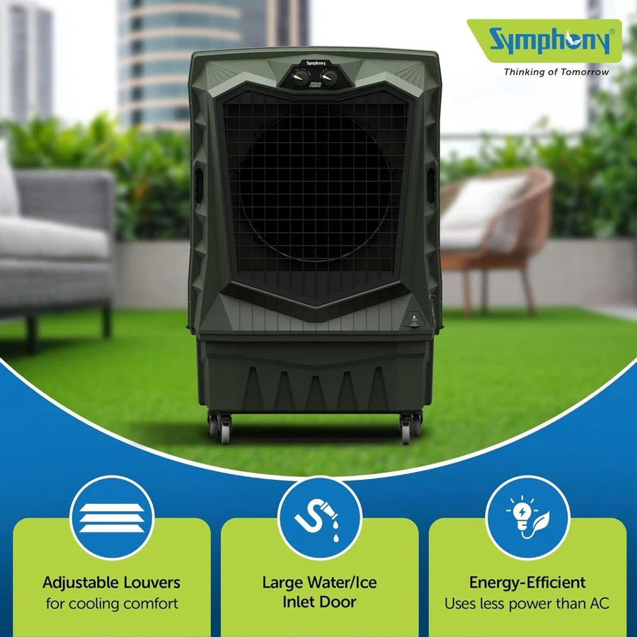 Symphony Airforce Commercial Outdoor Air Cooler, (100 L, 10000 m³/h)