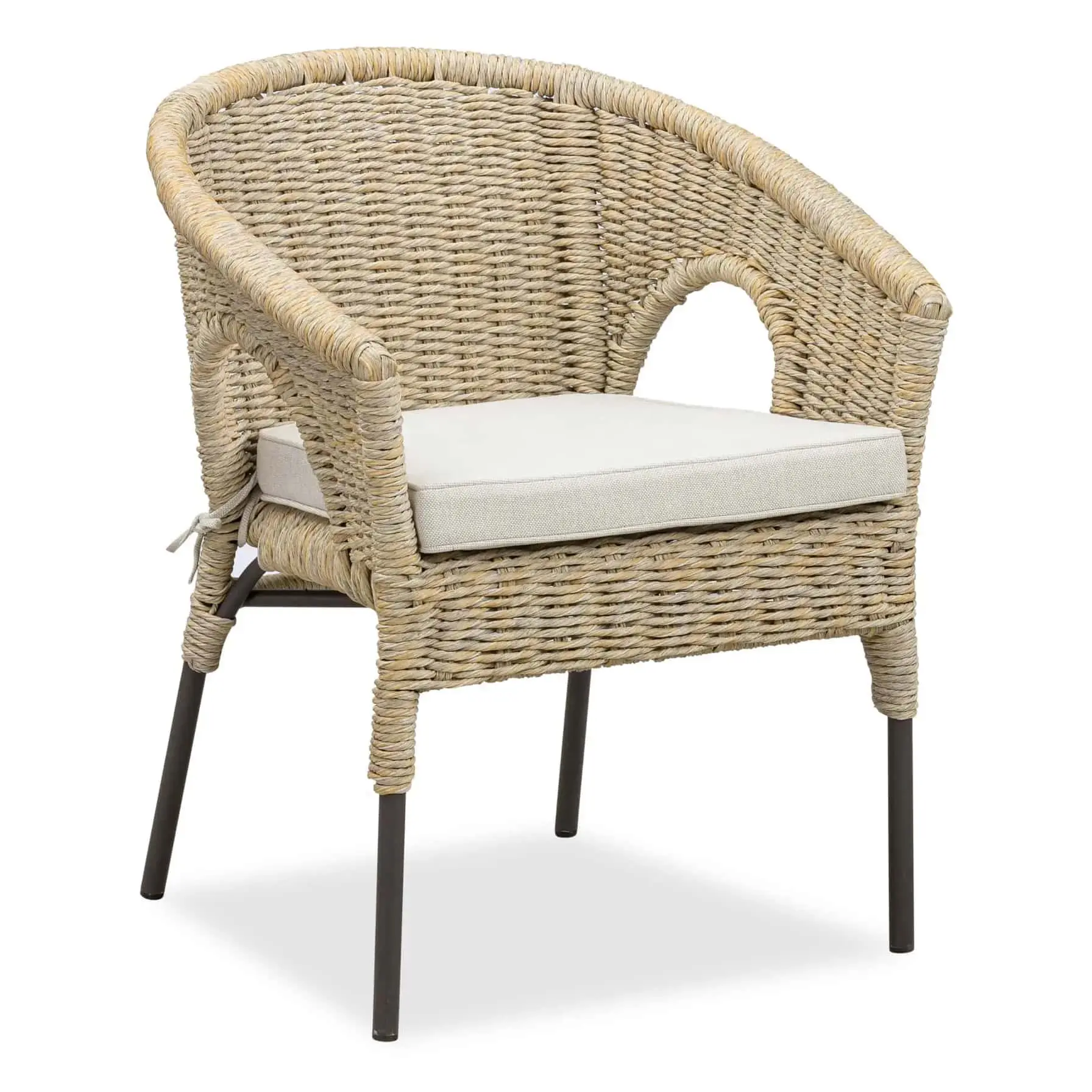 Barany Aluminum & Wicker Dining Chair (64 x 70 x 78 cm, 2 Pc.)