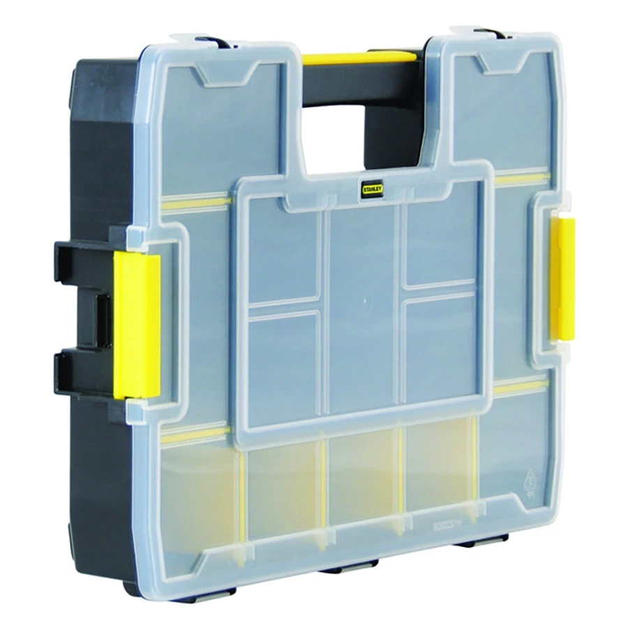 Stanley 8-Compartments Sort Master Junior Storage Organizer (37.6 x 29.2 x 6.9 cm)