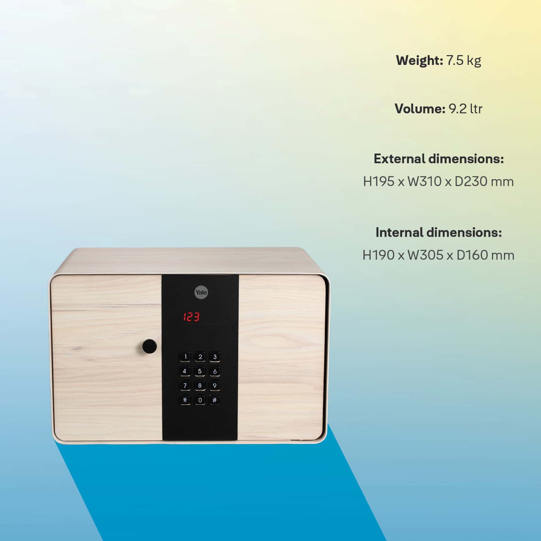 Yale Elegant Series Digital Safe (15.2 L)