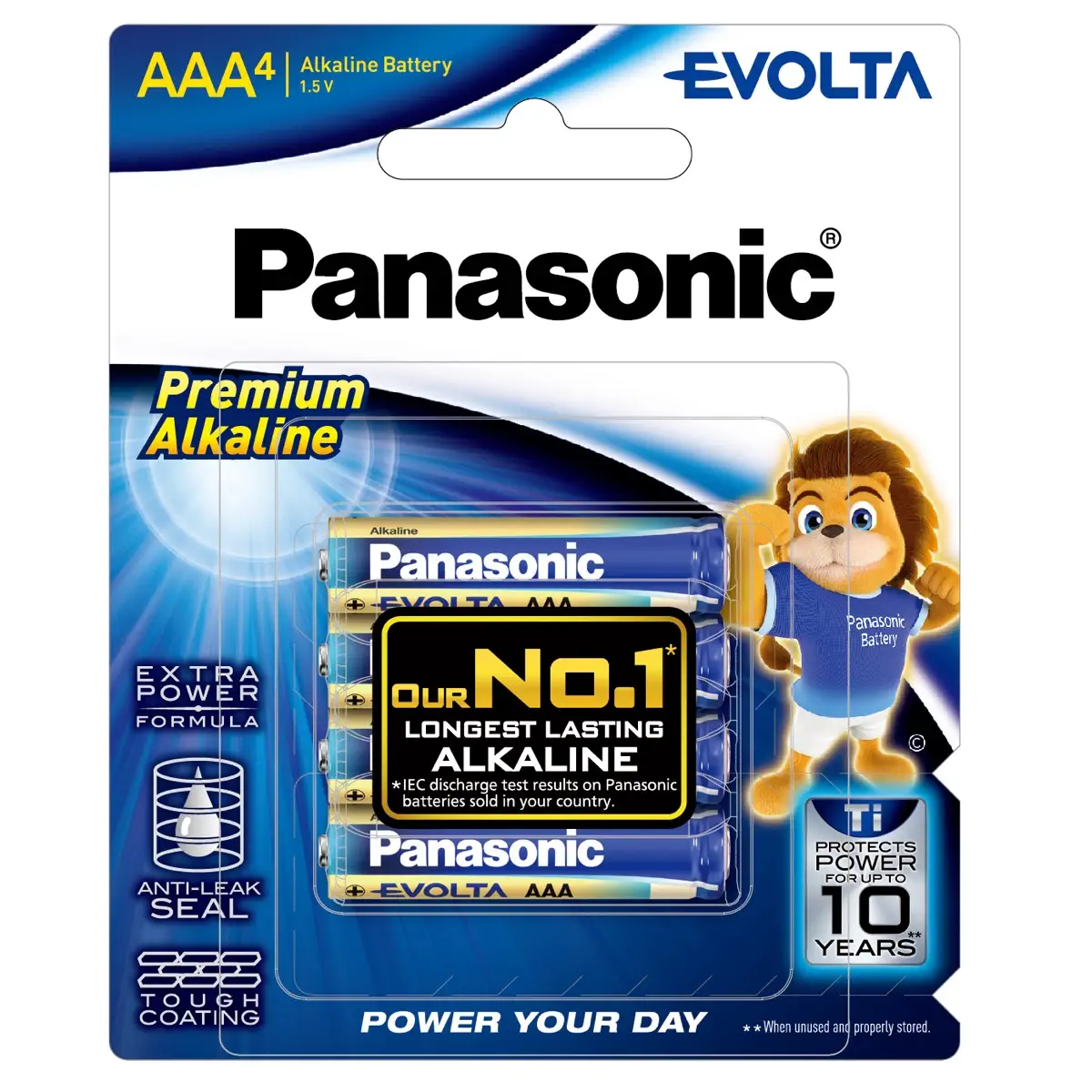 Panasonic AAA Evolta Premium Batteries Pak (4 Pc.)