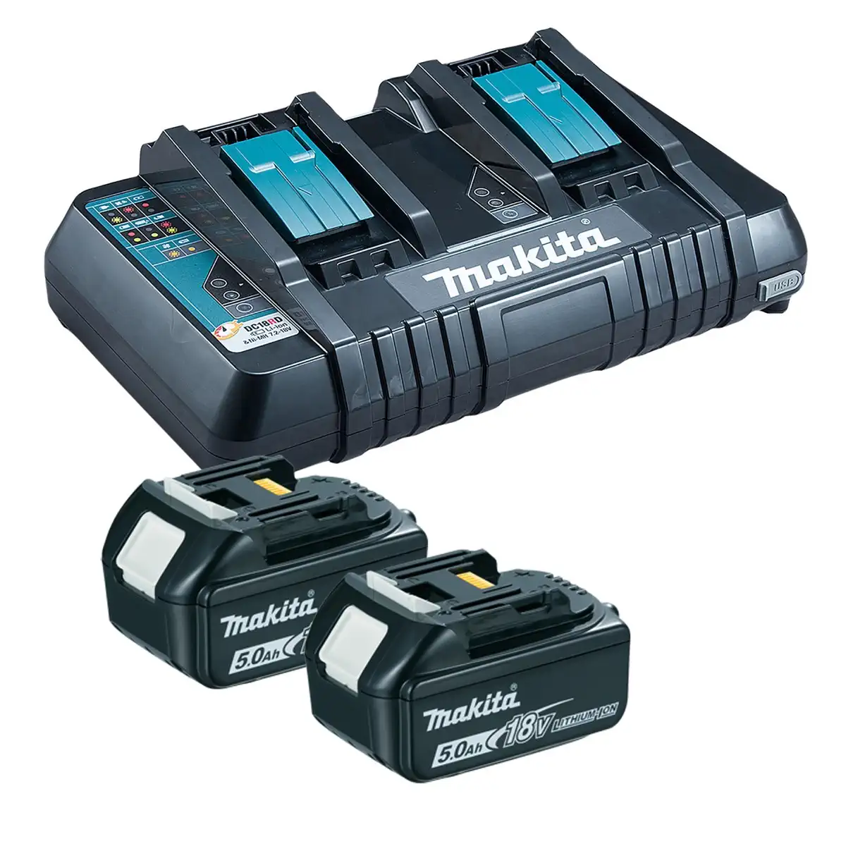 Makita Cordless Chainsaw, DUC405PT2 (1100 W, 2 x 18 V)