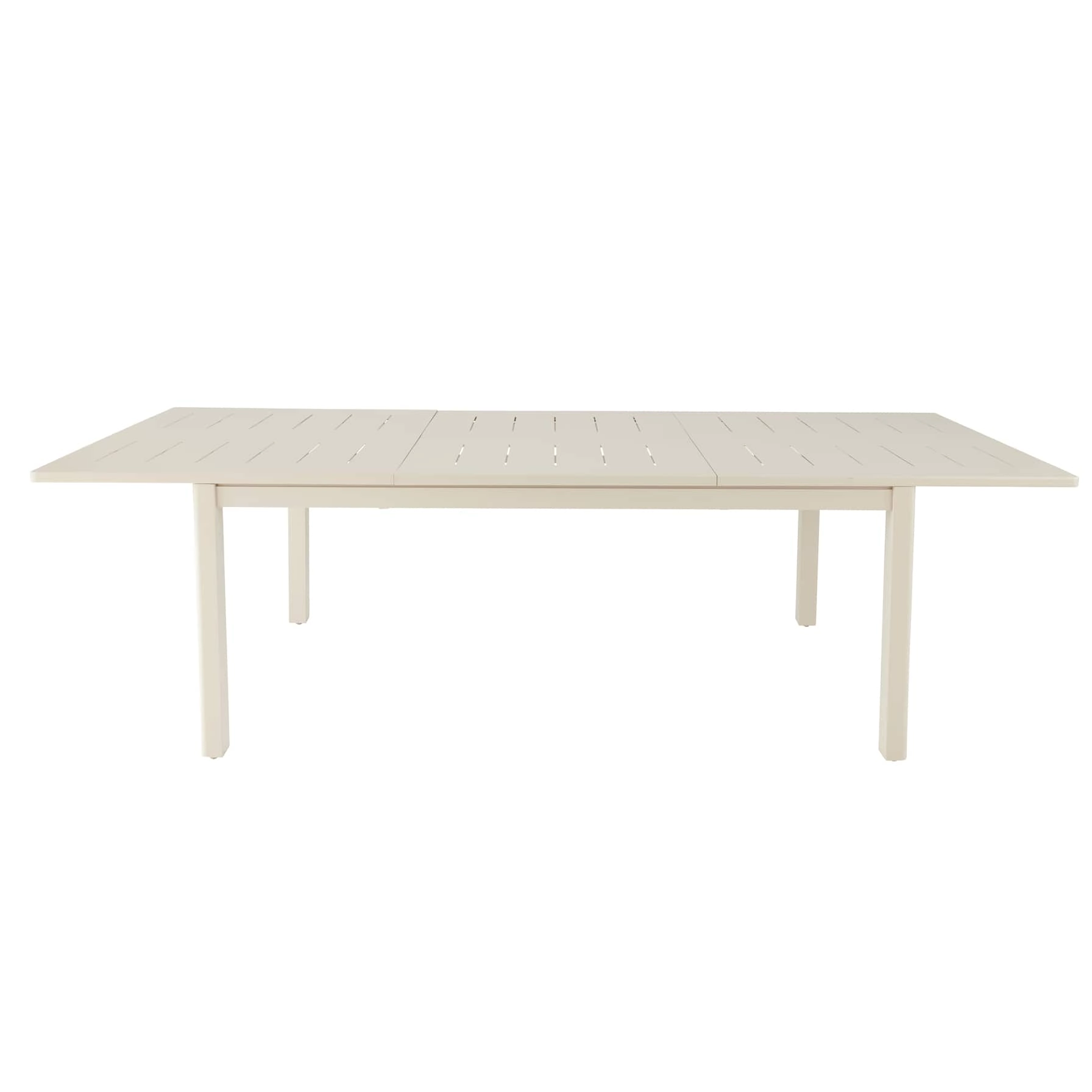 Santorin Aluminium Extendable Garden Table GoodHome (180 x 100 x 75 cm)