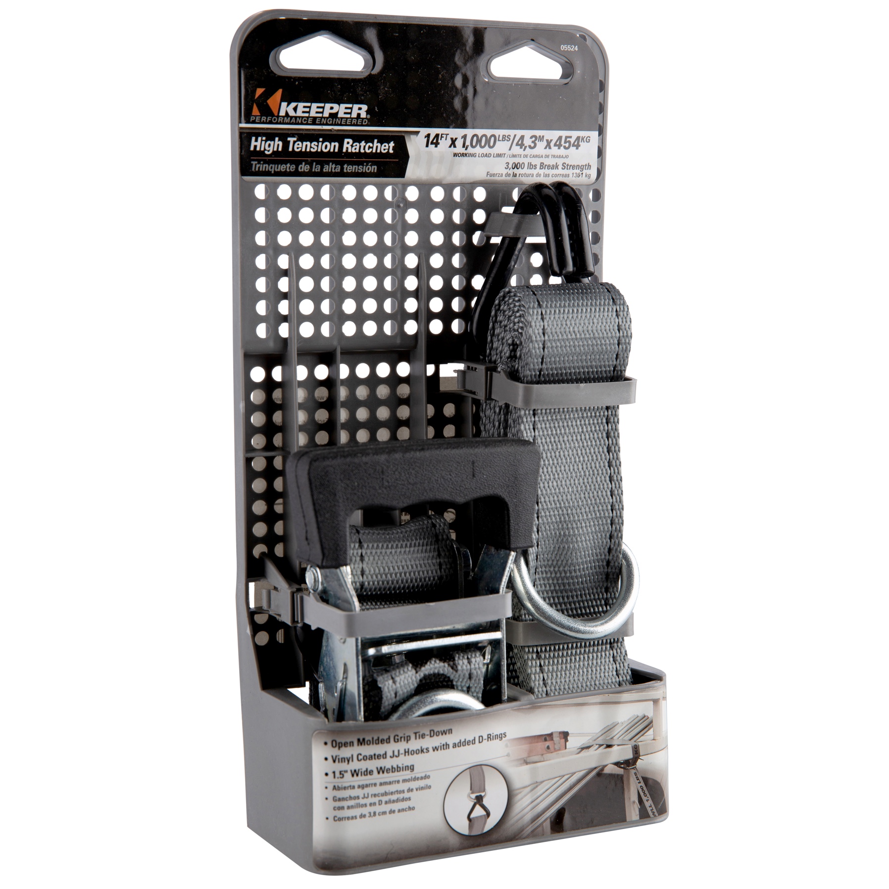 Keeper Ratchet Tie Down (454 kg, 4.3 m)