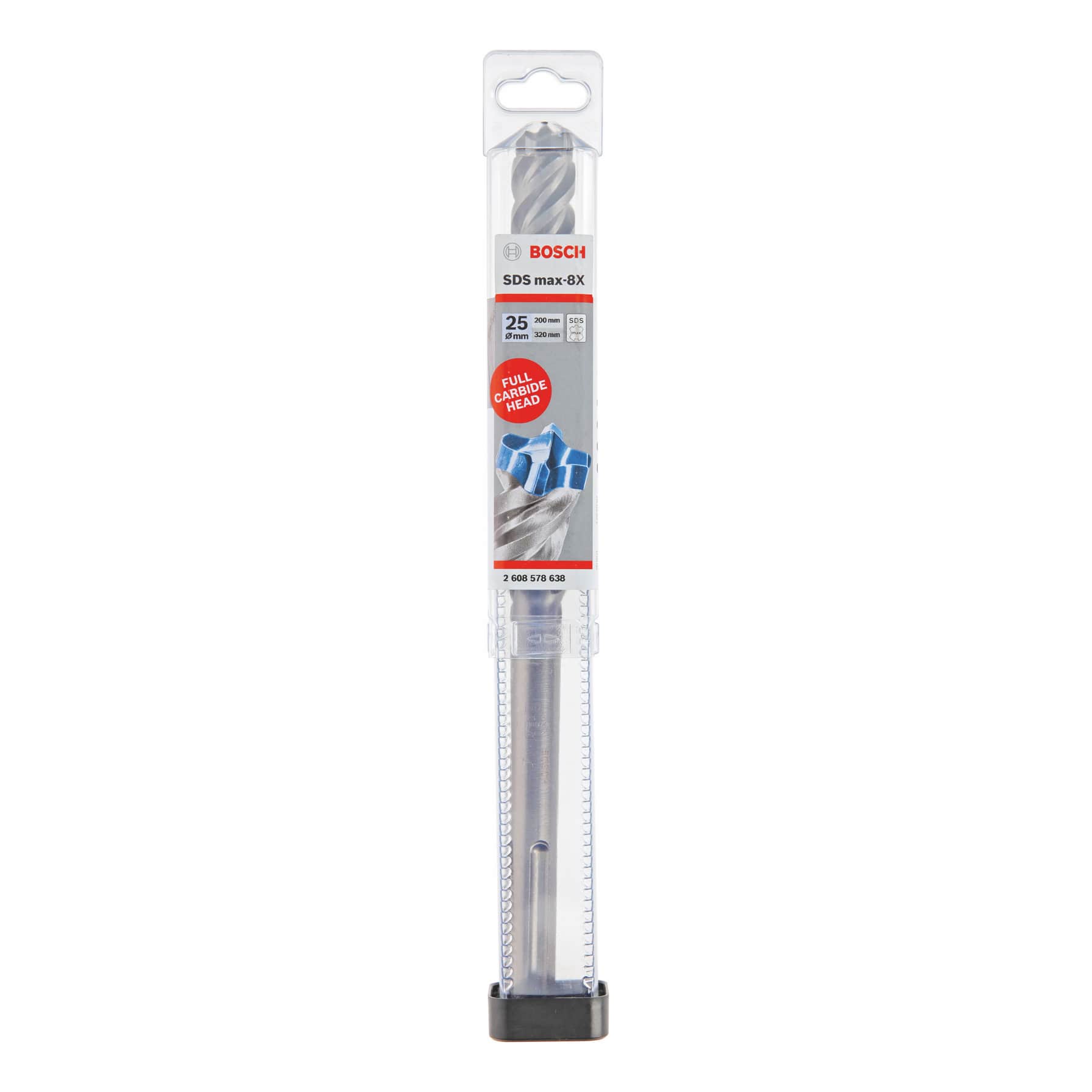 Bosch Max-8X Hammer Drill Bit (2.5 x 20 x 32 cm)