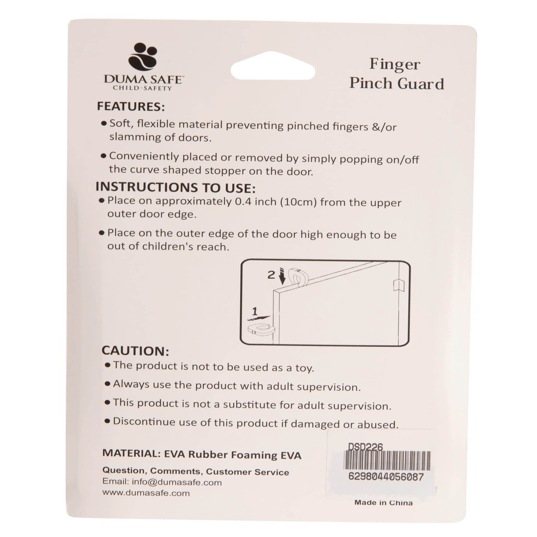 Duma Safe Finger Pinch Guard Pack (Cow, 2 Pc.)