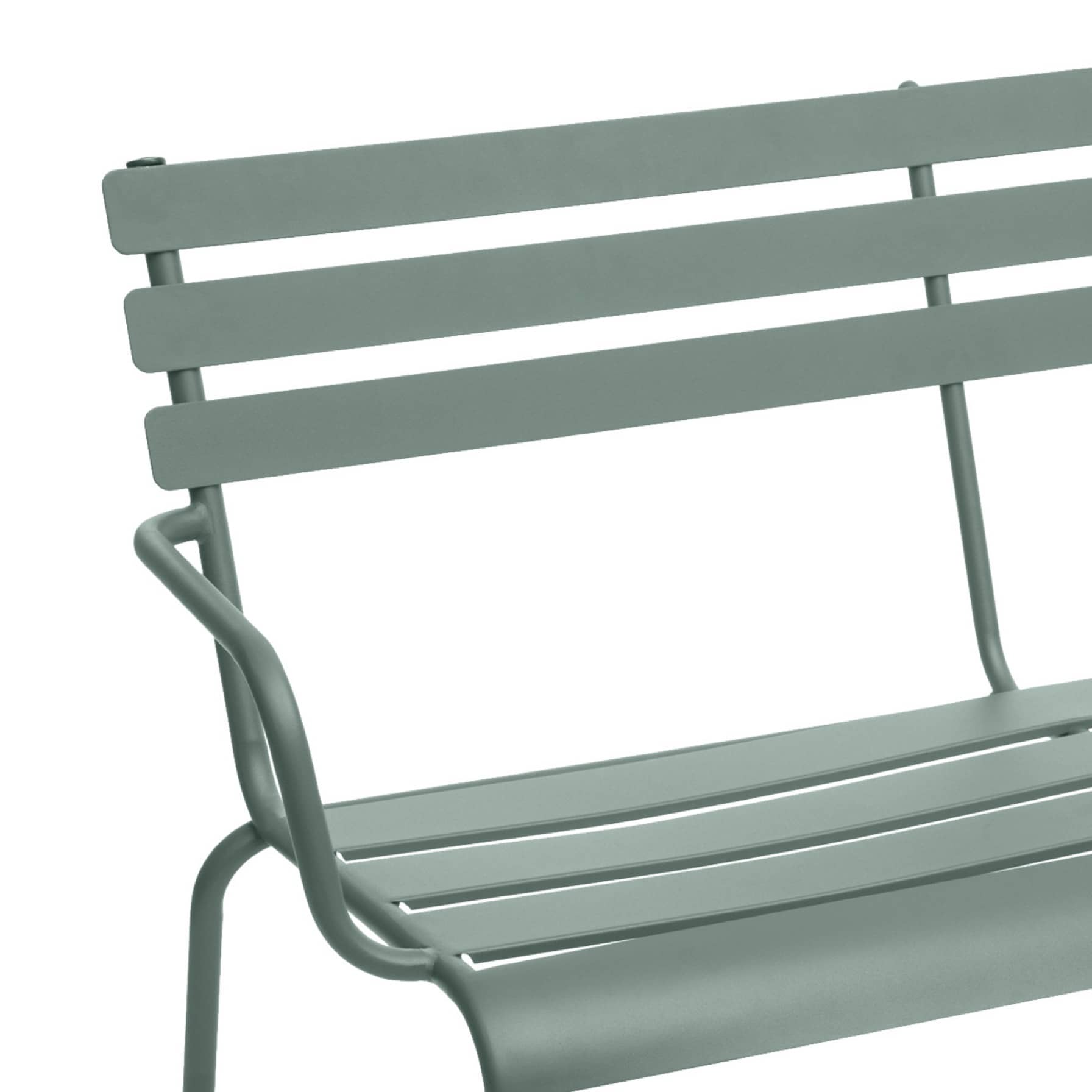 Greensboro 2-Seater Steel Bench (114 x 56 x 79 cm, Olive)