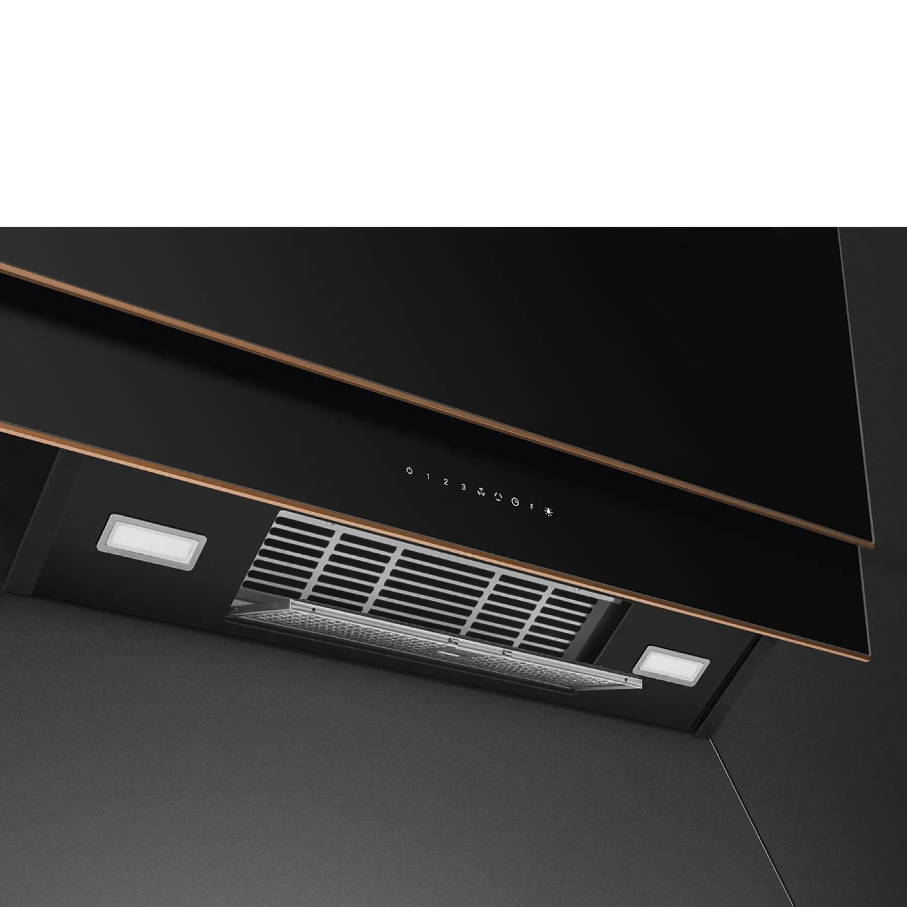 Smeg Dolce Stil Novo Aesthetic Decorative Wall Hood, KV694R (45.9 x 89.5 x 43.9 cm)