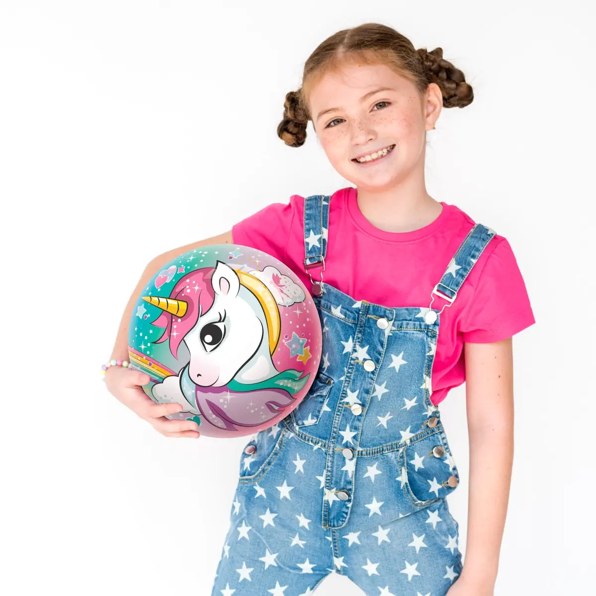 Mondo PVC Ball Unicorn Graphics (Assorted colors, Dia. 23 cm)