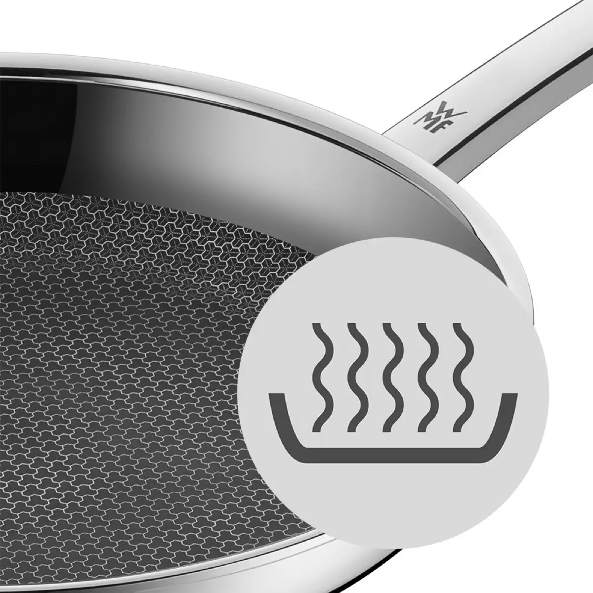 WMF Profi Resist Non-Stick Stainless Steel Frying Pan (24 cm)