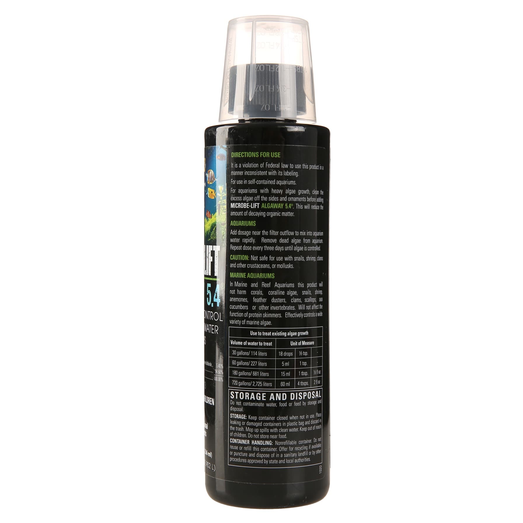 Microbe-Lift Algaway 5.4 Fresh & Saltwater Algaecide (236 ml)