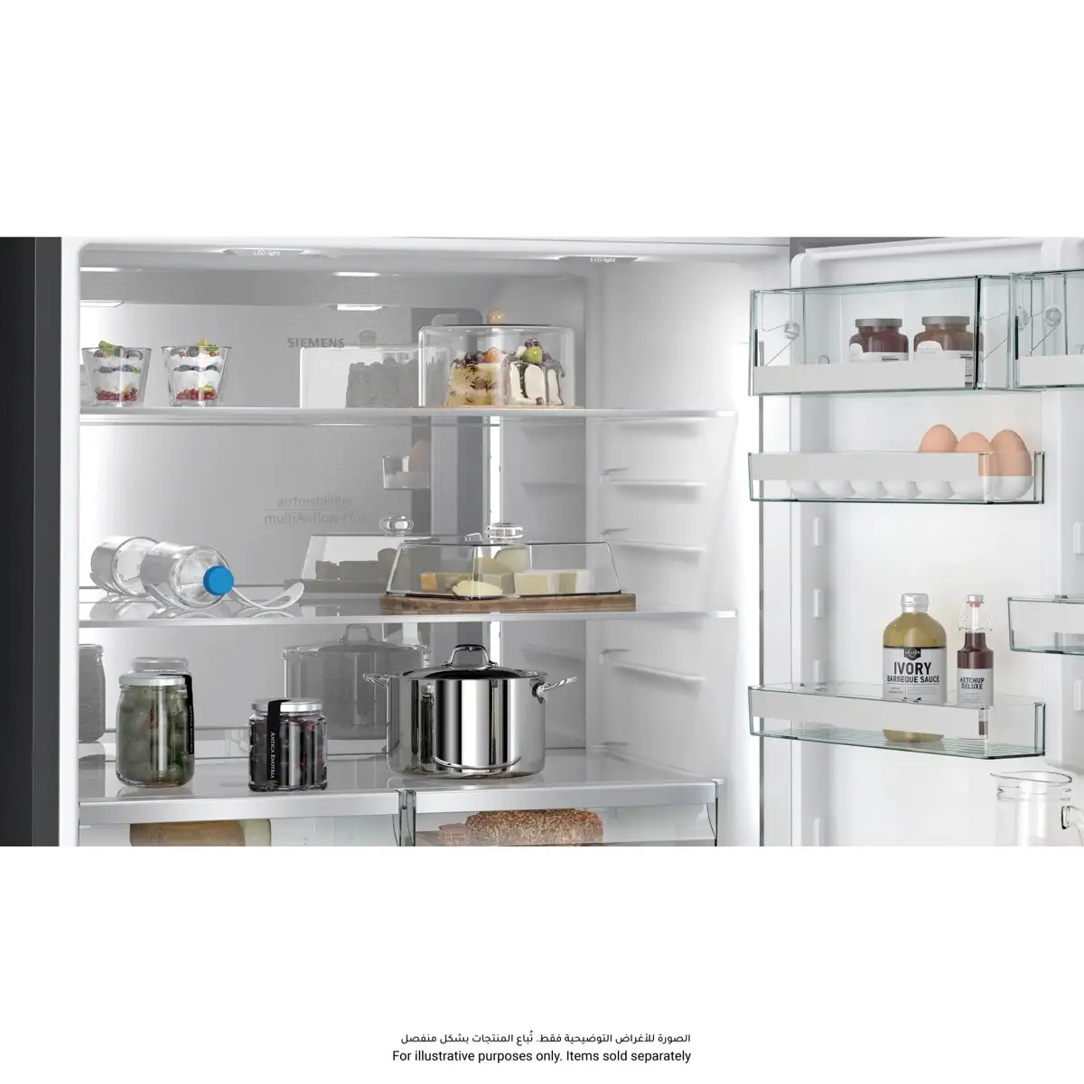 Siemens IQ700 Freestanding Bottom Freezer Refrigerator, KG86PAXB0M (682 L)