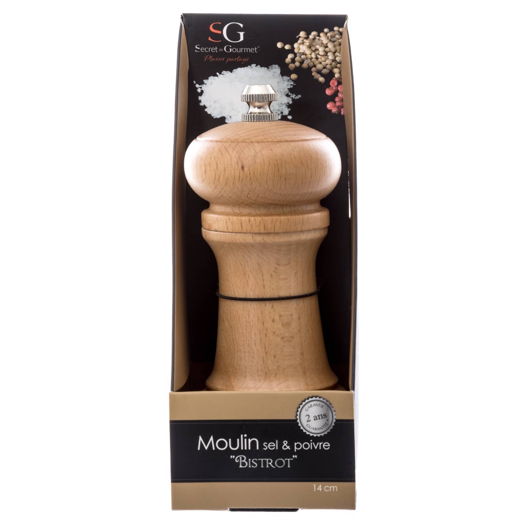 5Five Natural Wood Grinder (5.5 x 15 cm)