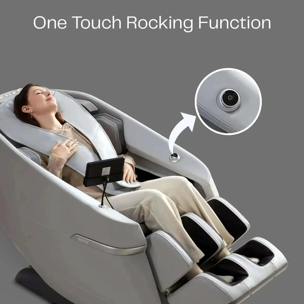 Rotai Ekanite 2-In-1 Massage Chair & Sofa, A37 (Grey)