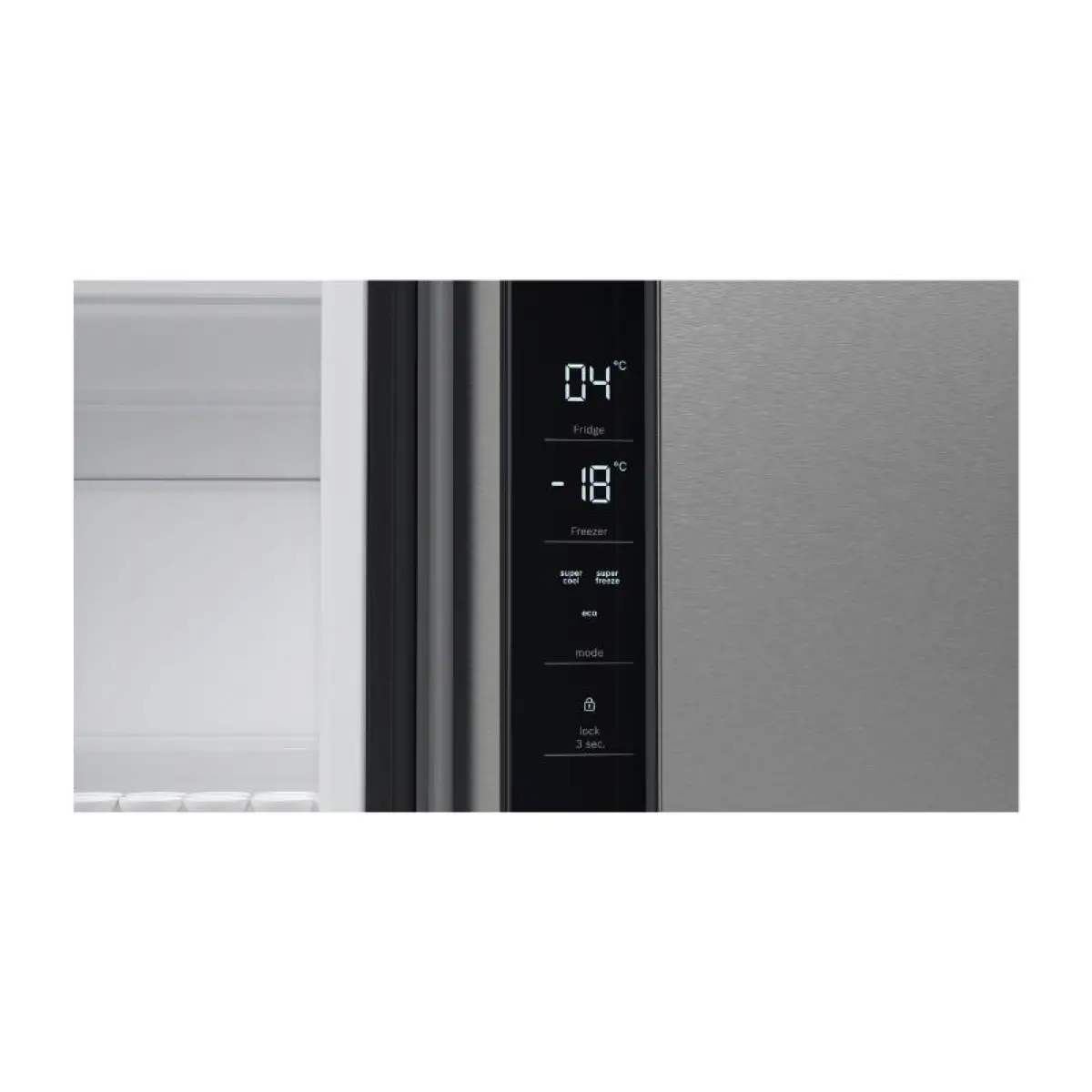 Bosch Serie 4 Freestanding French Door Fridge Freezer, KFN96VPEAG (605 L, Silver)