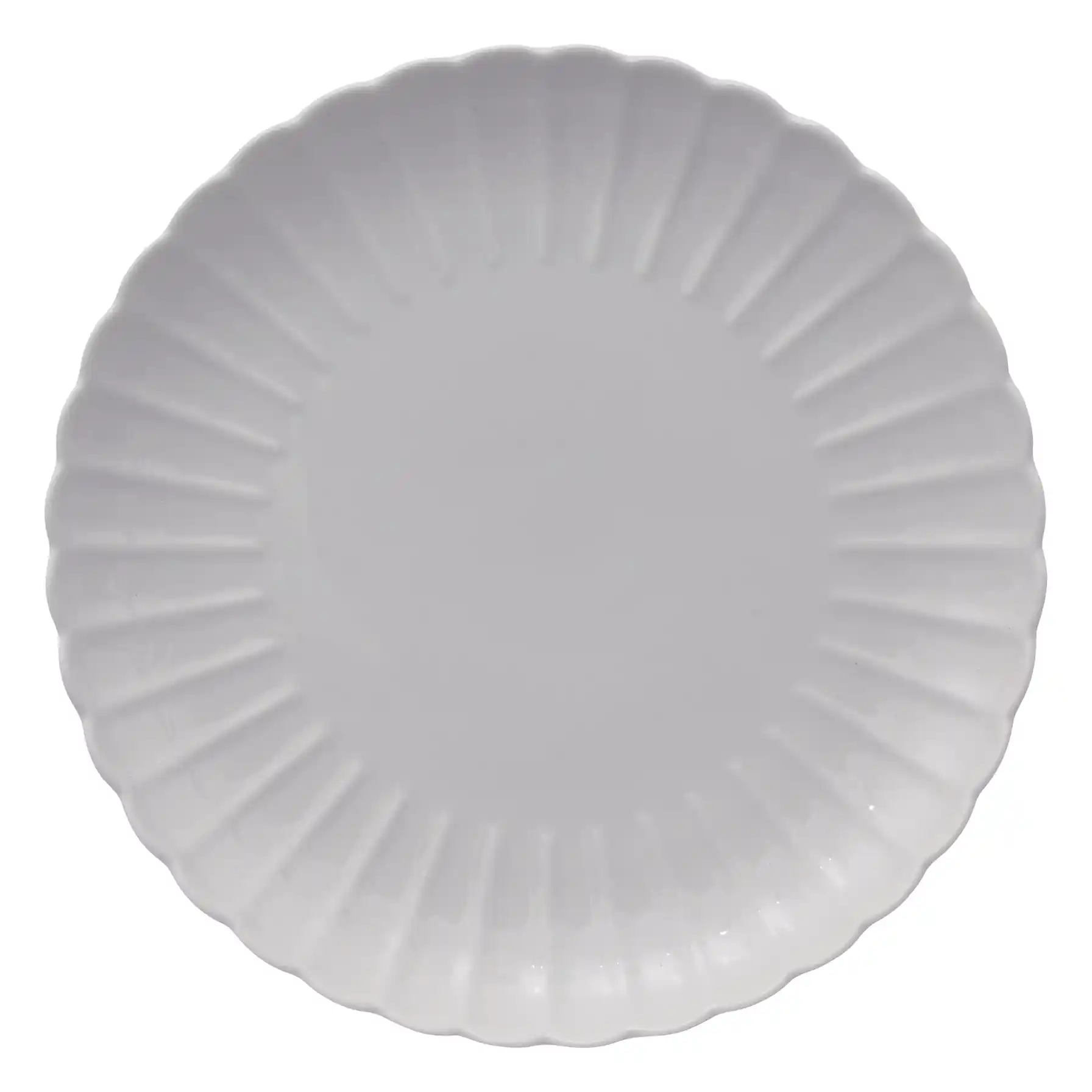 SG Romy Porcelain Dinner Plate (26.6 x 3.3 cm, White)