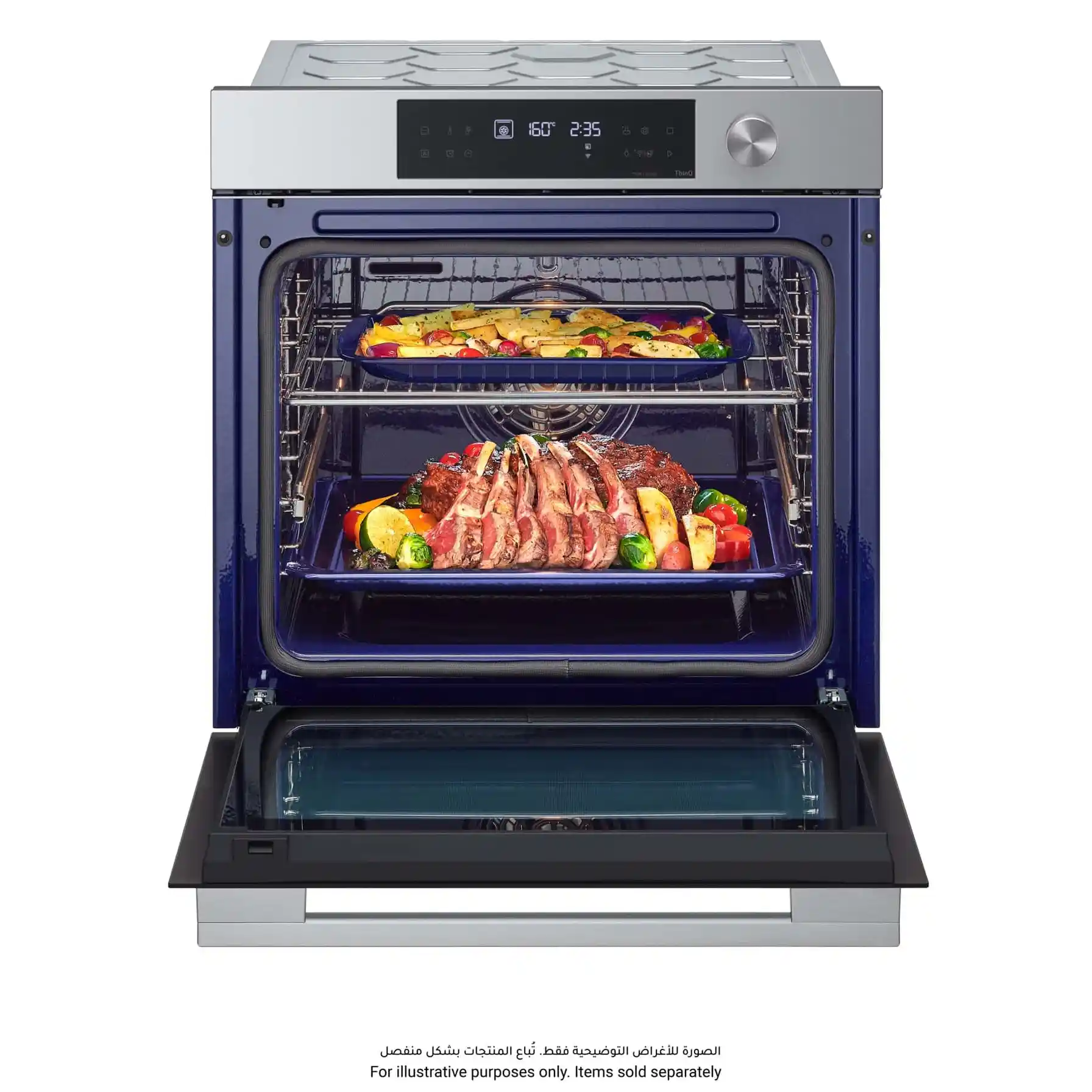 LG Built-In Electric Oven, WSED7613S (76 L, 1900 W)