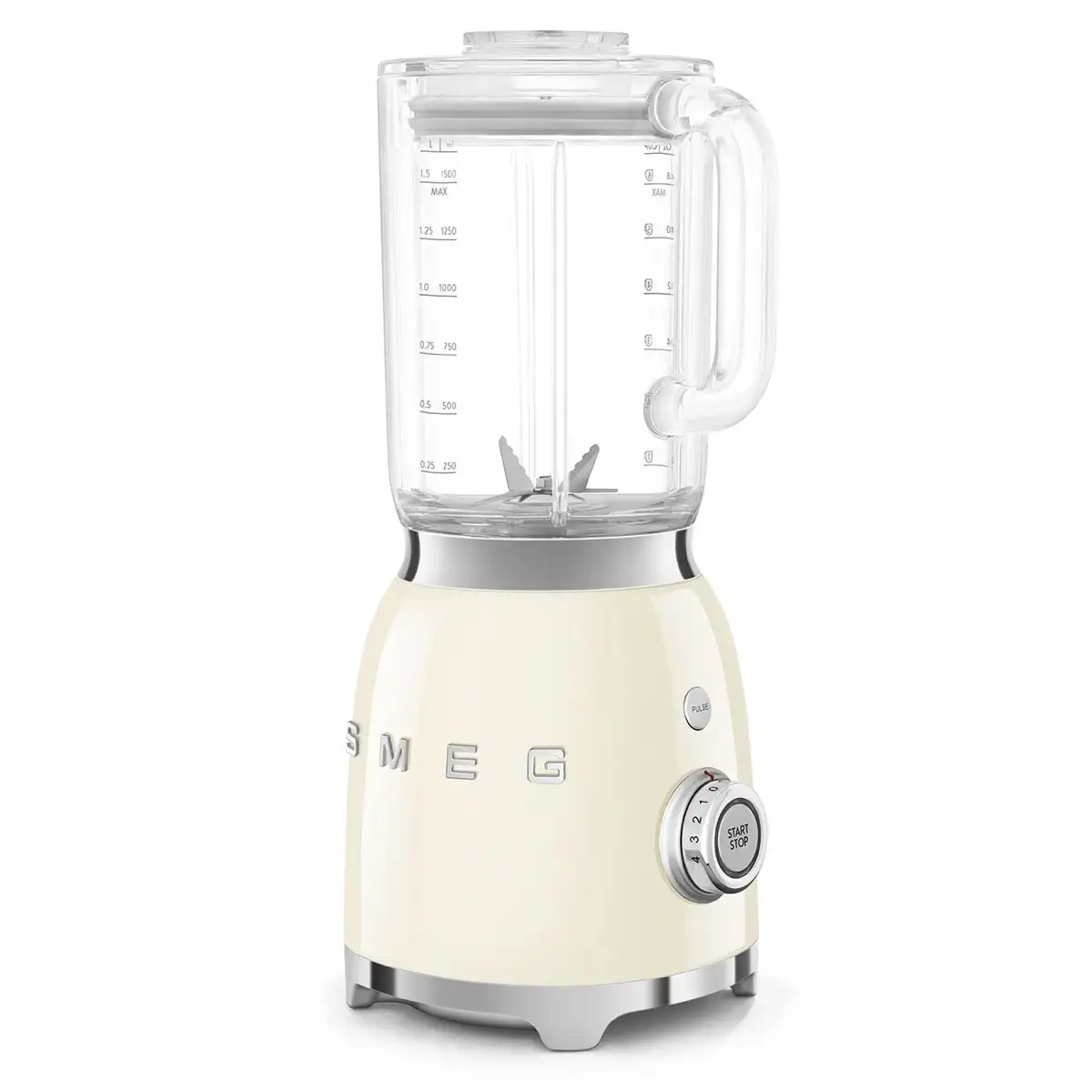 SMEG 50's Style Retro Jug Blender, BLF03CRUK (1.5 L, 800 W, Cream)