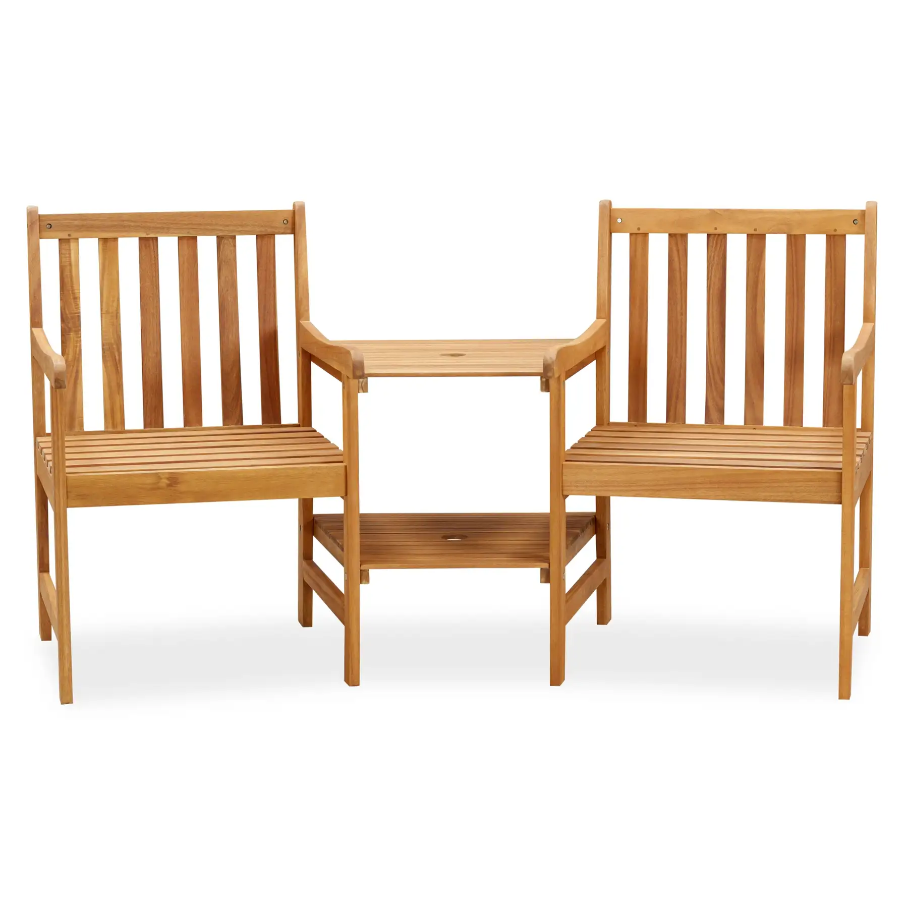Jack & Jill Acacia Wood 2-Seater Love Seat Bench (166 x 71 x 85 cm)
