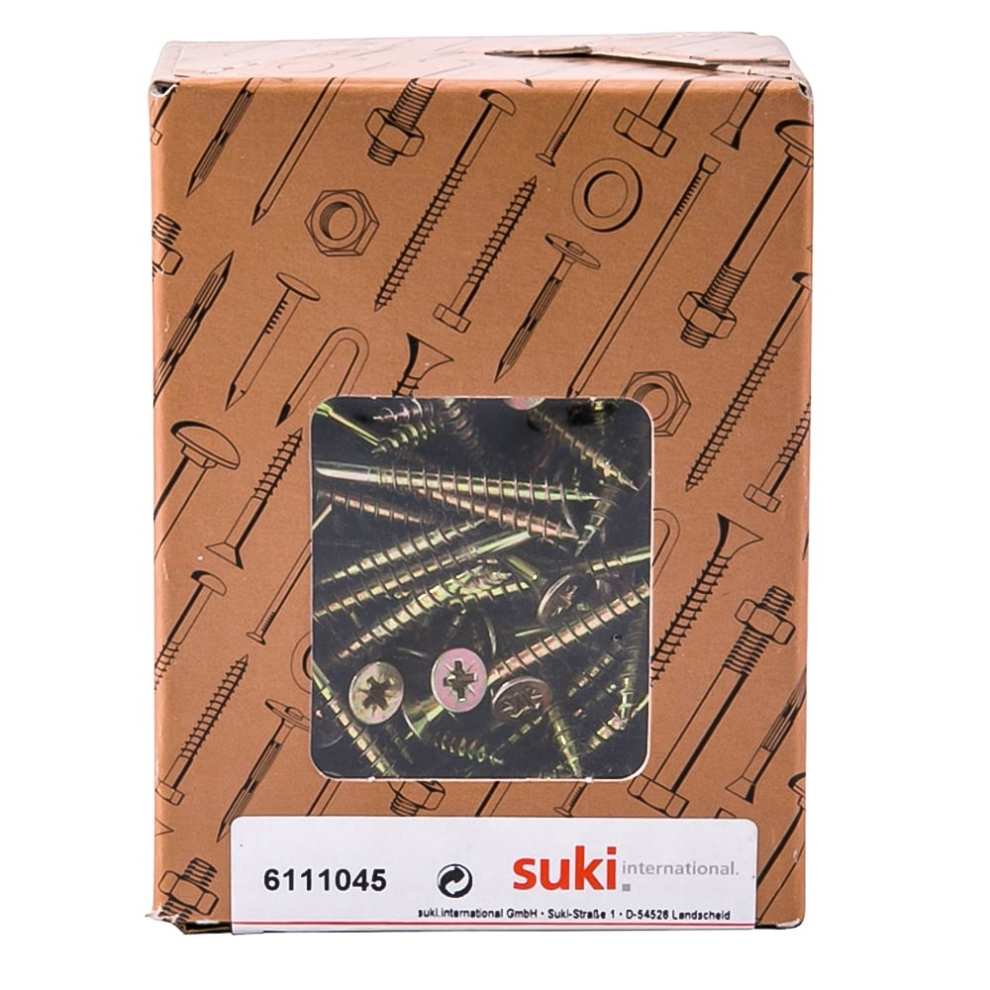 Suki Chipboard Screws (4.5 x 45 mm)