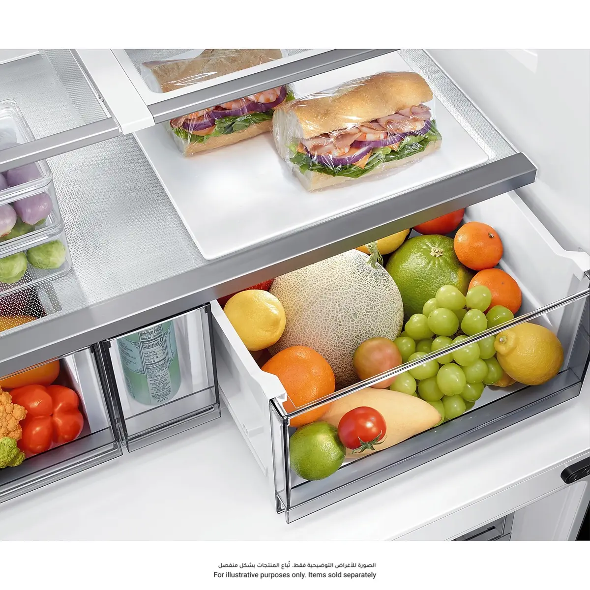 Samsung Freestanding BESPOKE T-Style French Door Refrigerator, RF65DG90BEB1AE (602 L) 