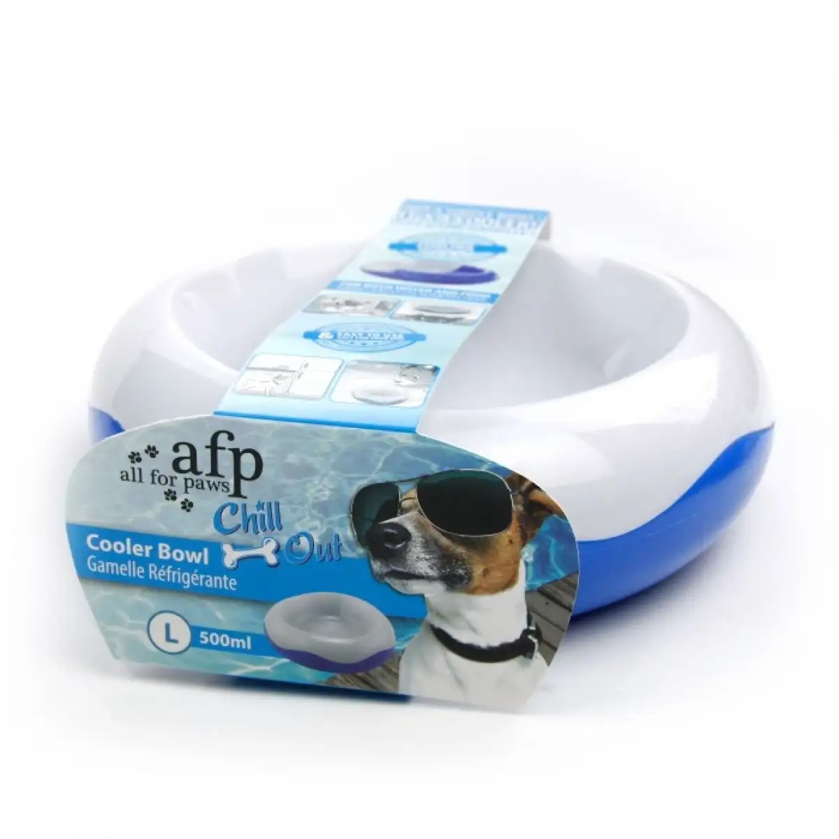 All For Paws Chill Out Cooler Bowl (Large, 20 x 20 x 20 cm)