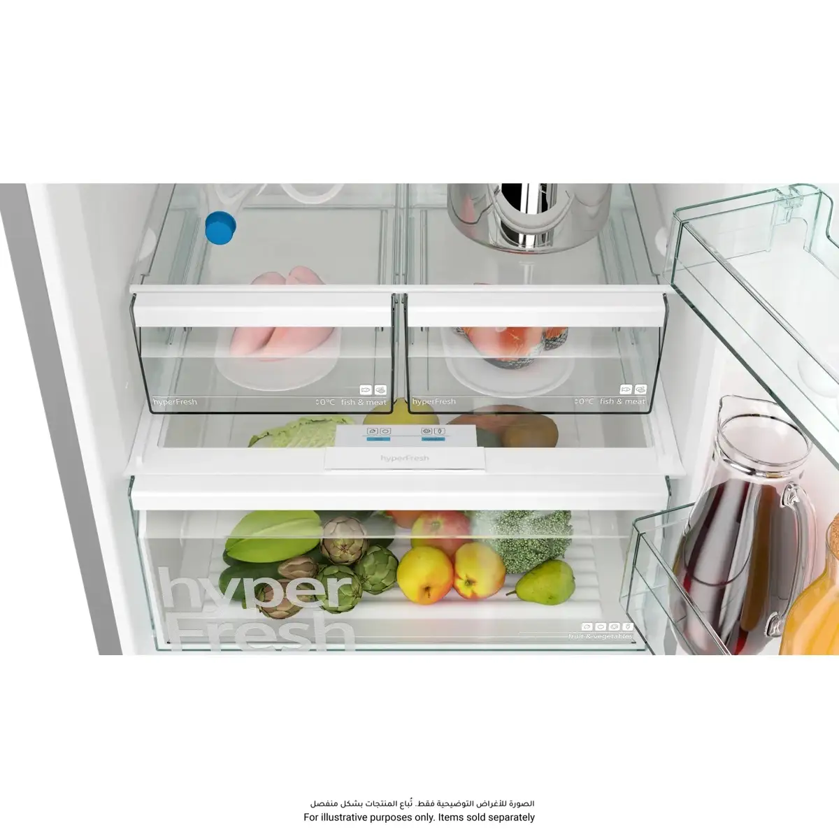 Siemens IQ300 Freestanding Bottom Freezer Refrigerator, KG55NVLE0M (530 L)