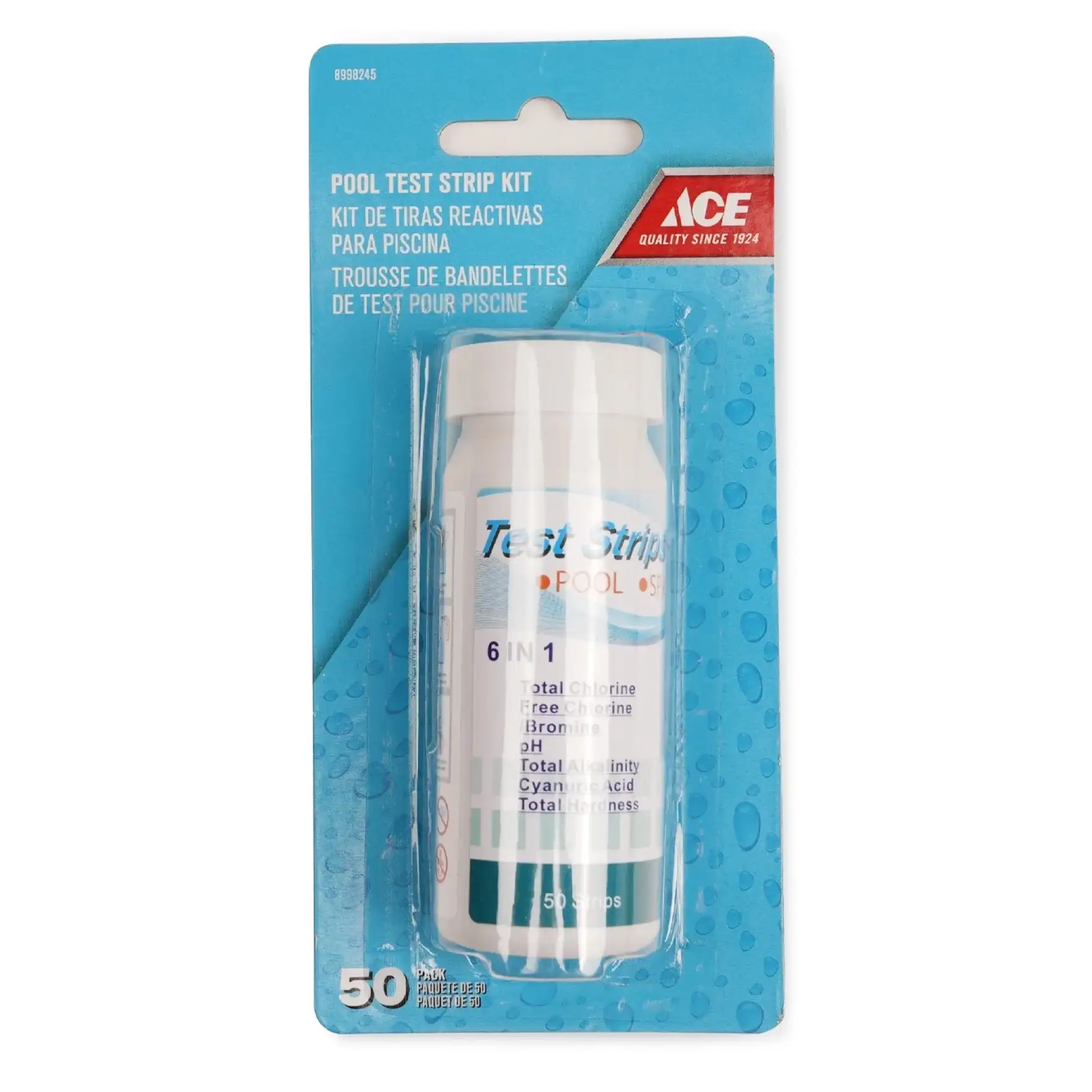 ACE 6-in-1 Pool Test Strip Kit