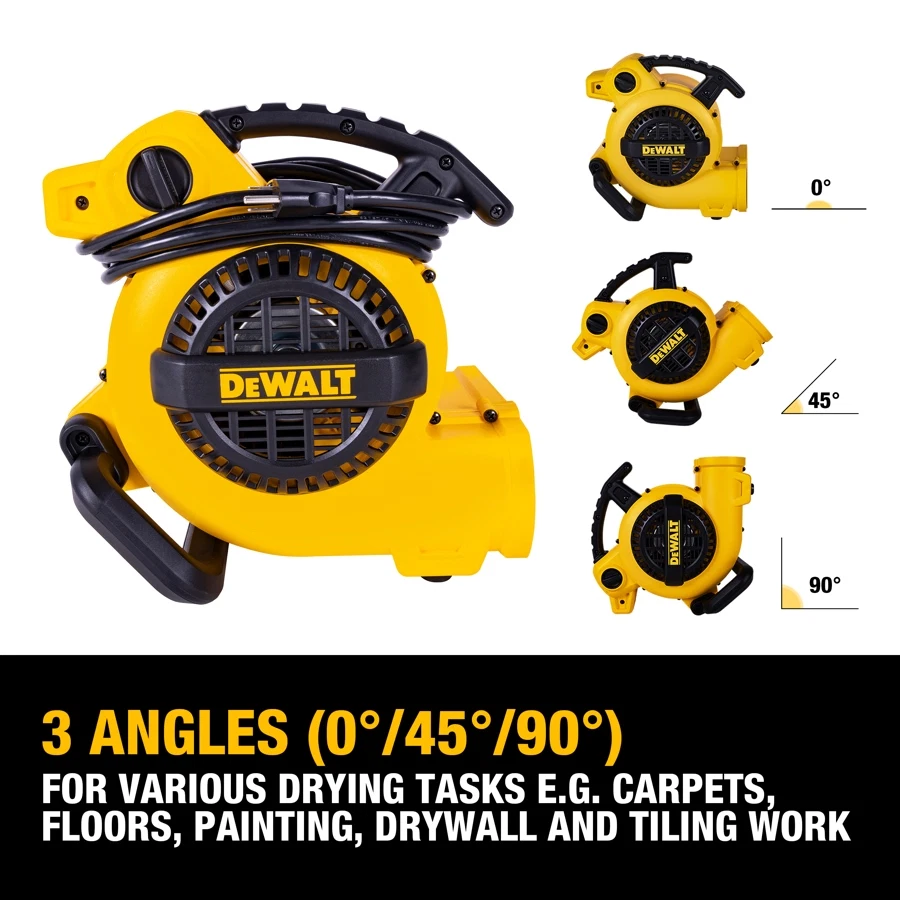Dewalt 3-Speed Air Mover W/3 Meter Cord (130 W)