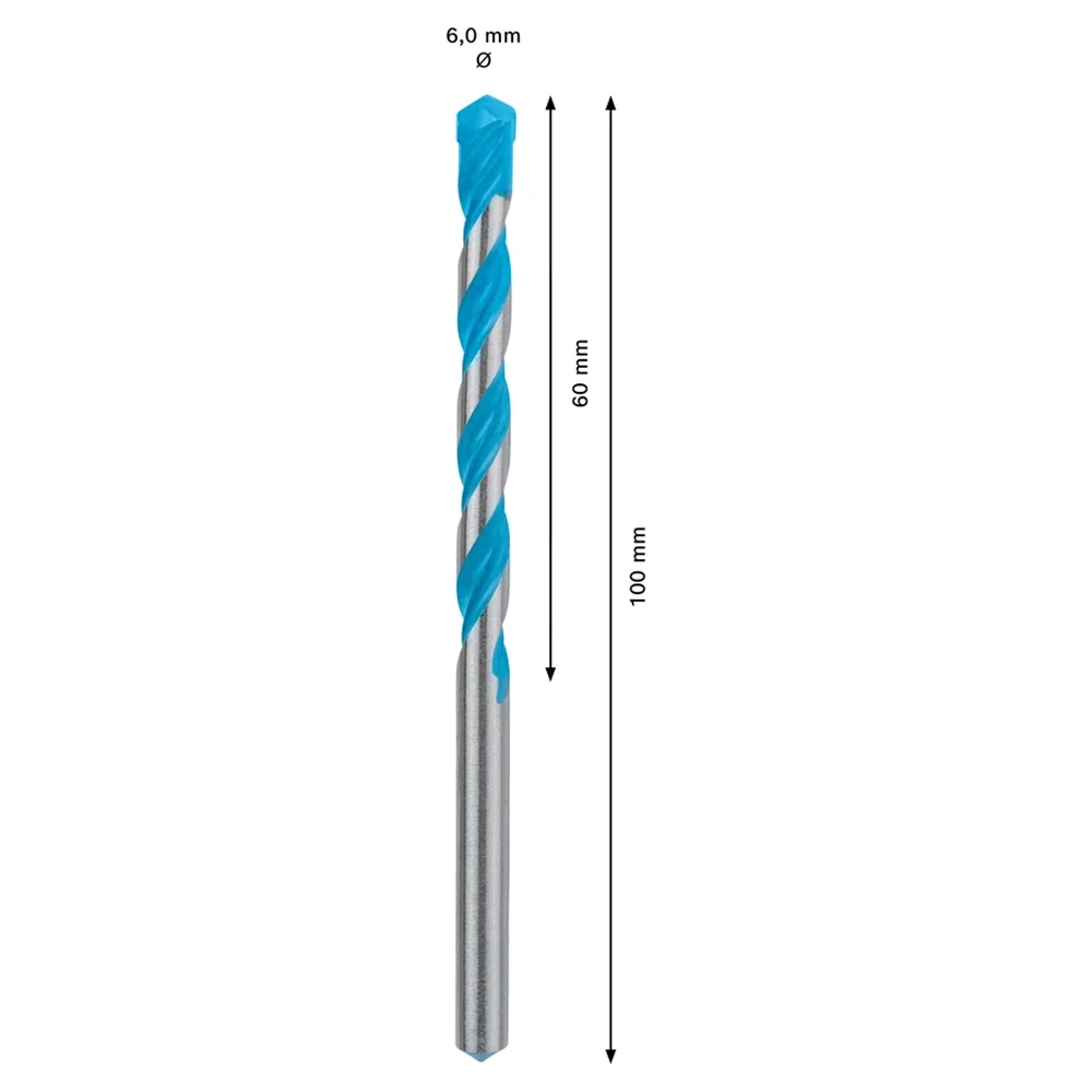 Bosch MultiConstruction Drill Bit, CYL-9MCB (6 x 60 x 100 mm)