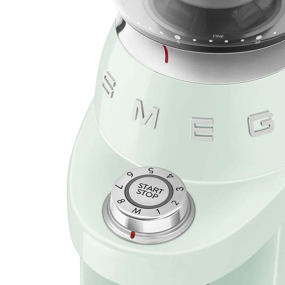 Smeg 50's Style Coffee Grinder, CGF03PGUK (240 g, 150 W)