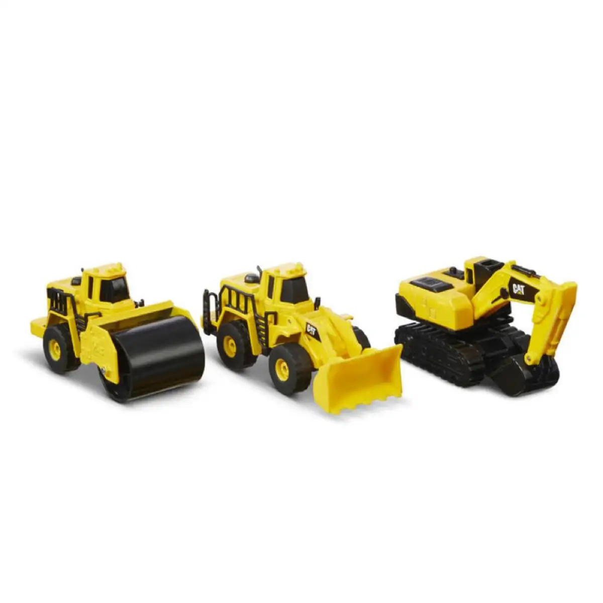 Funris Cat Die Cast Metal Heavy Vehicles Pack (Assorted Designs, 3 Pc.)