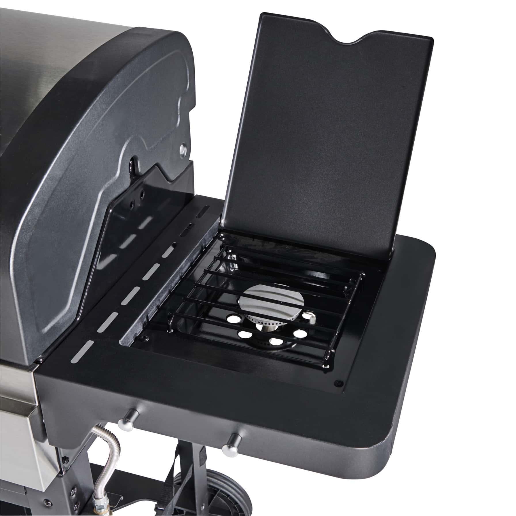 GoodHome Owsley 4-Burner Gas BBQ W/1 Side Burner 